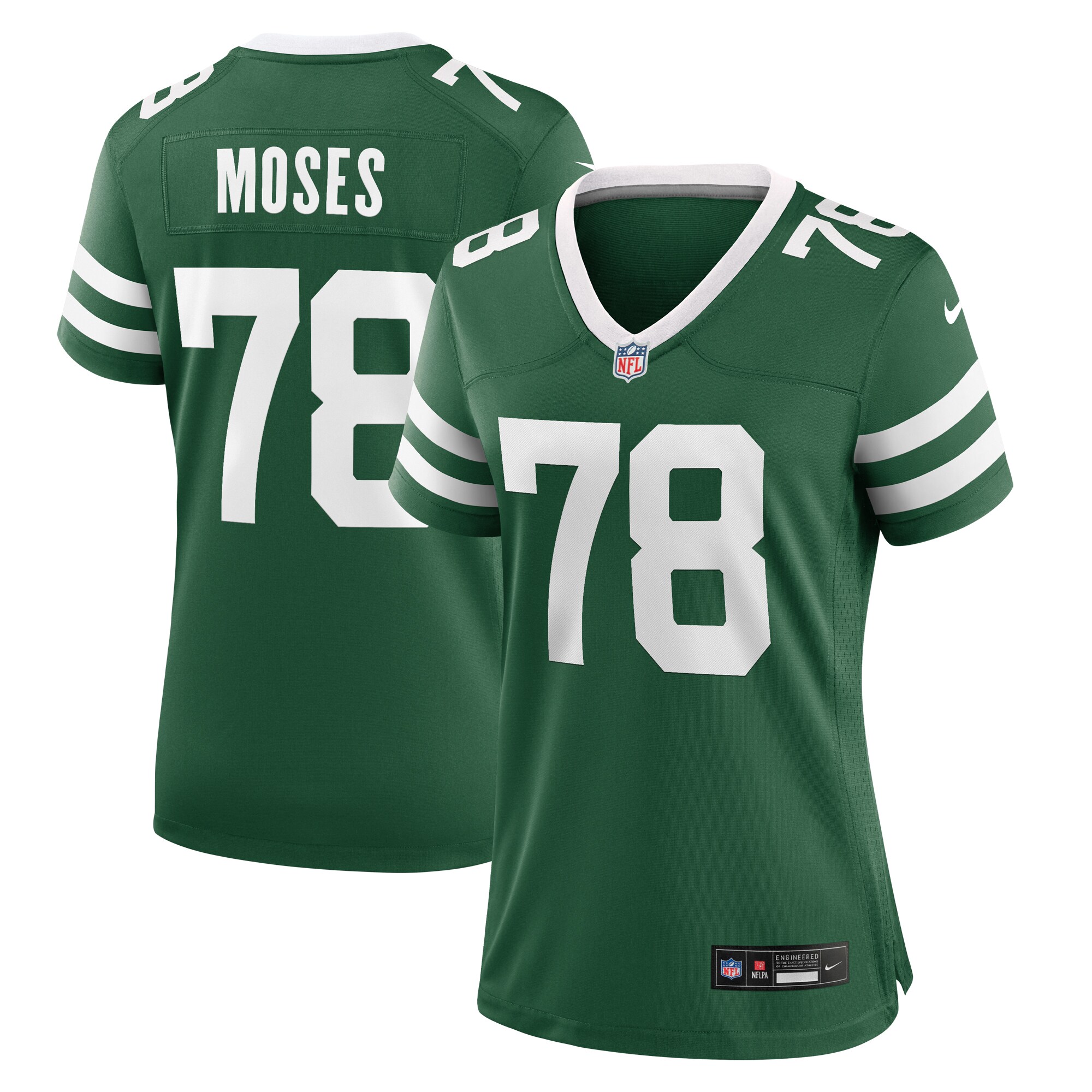 Women's New York Jets Morgan Moses Legacy Green Game Jersey JS2650 nicesnker