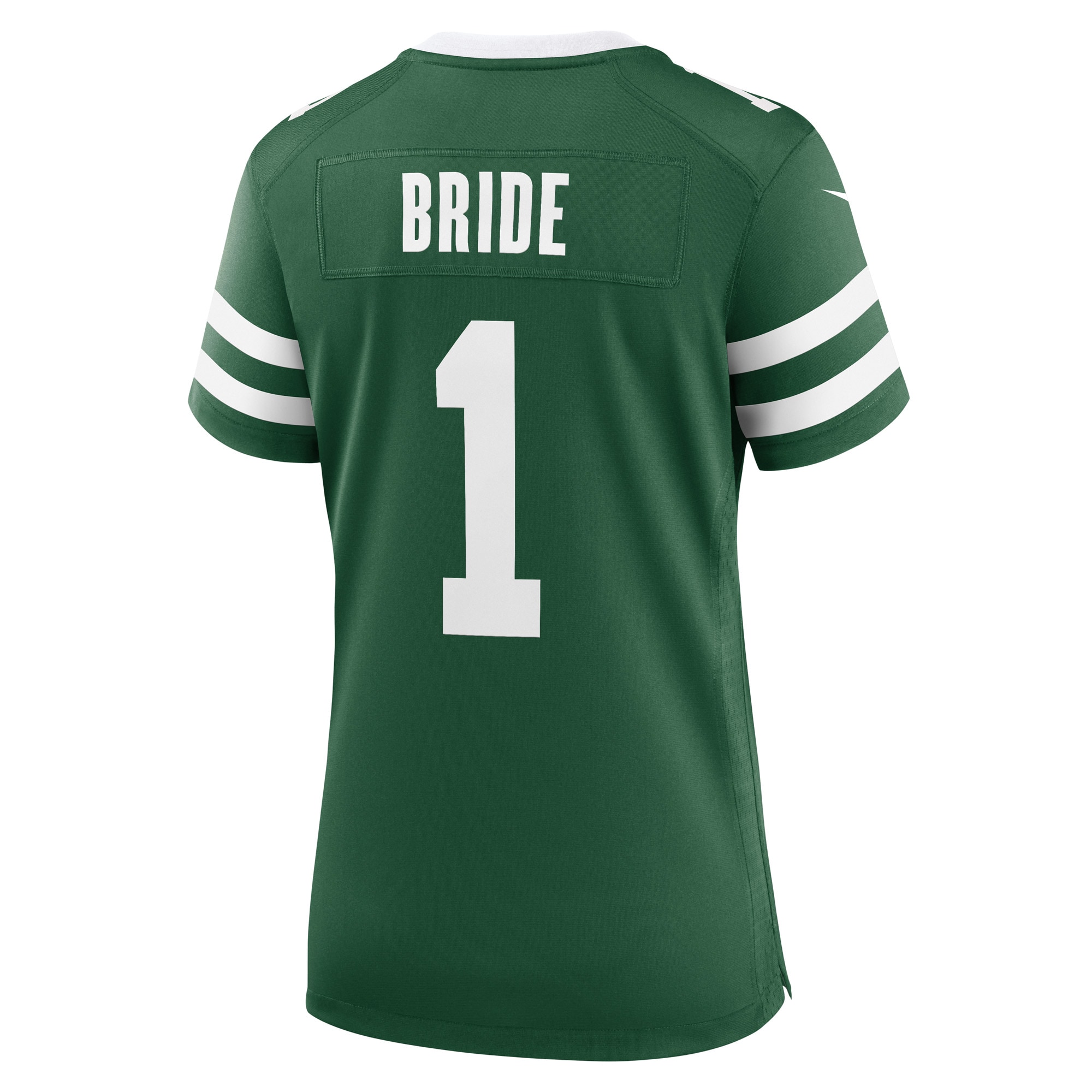 Women's New York Jets Number 1 Bride Legacy Green Game Jersey JS6235 nicesnker - Image 3