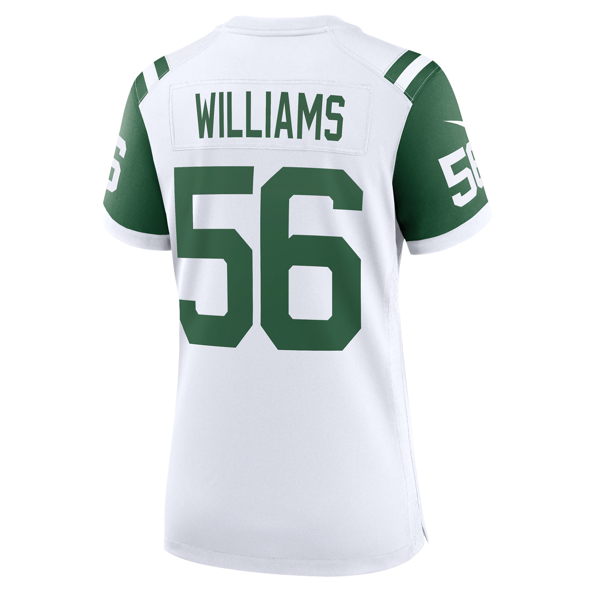 Women's New York Jets Quincy Williams White Classic Alternate Player Game Jersey JS6156 nicesnker - Image 3
