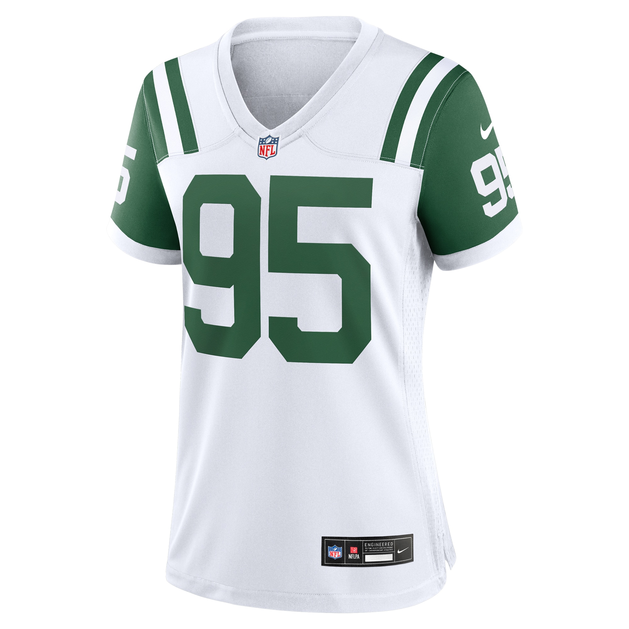 Women's New York Jets Quinnen Williams White Classic Alternate Game Jersey JS8853 nicesnker - Image 2