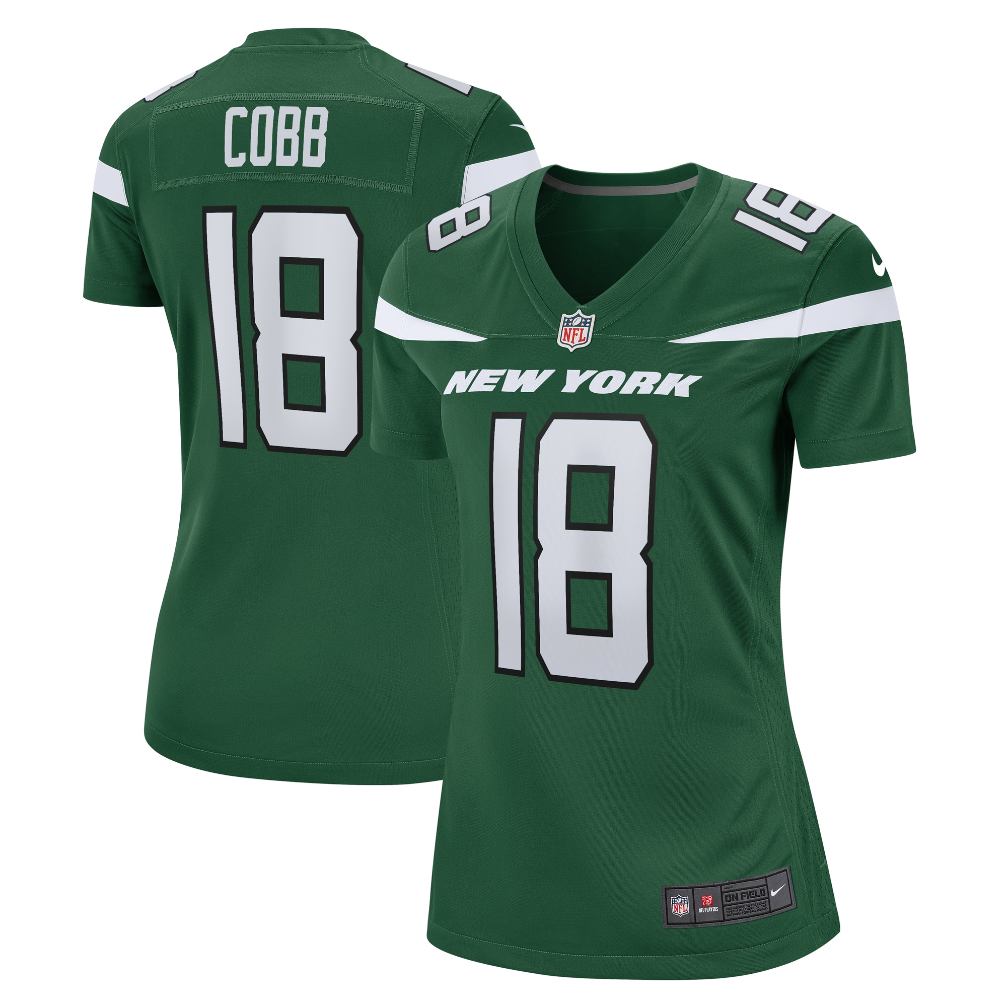 Women's New York Jets Randall Cobb Gotham Green Game Jersey JS9257 nicesnker