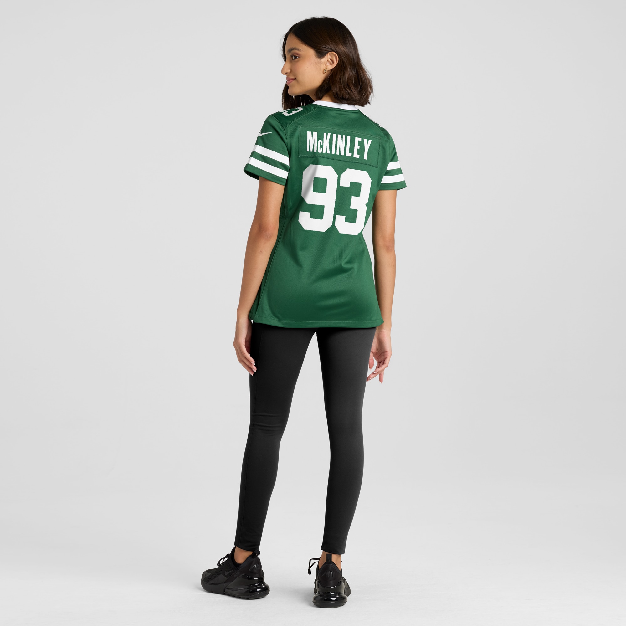 Women's New York Jets Takk McKinley Legacy Green Team Game Jersey JS6607 nicesnker - Image 5