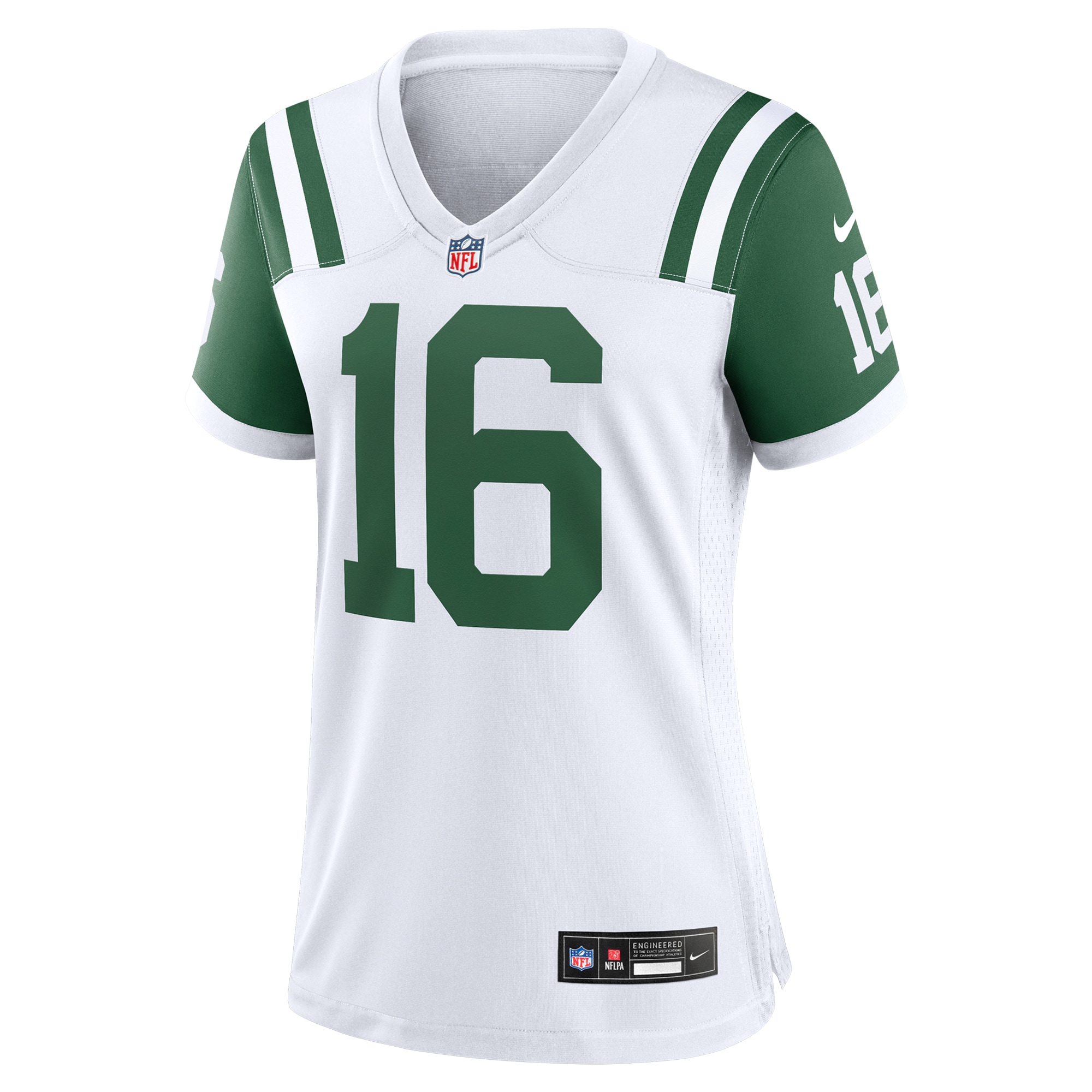 Women's New York Jets Vinny Testaverde White Classic Alternate Retired Player Game Jersey JS7648 nicesnker - Image 2