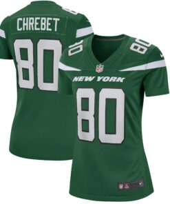 Women's New York Jets Wayne Chrebet Gotham Green Game Retired Player Jersey JS5476 nicesnker