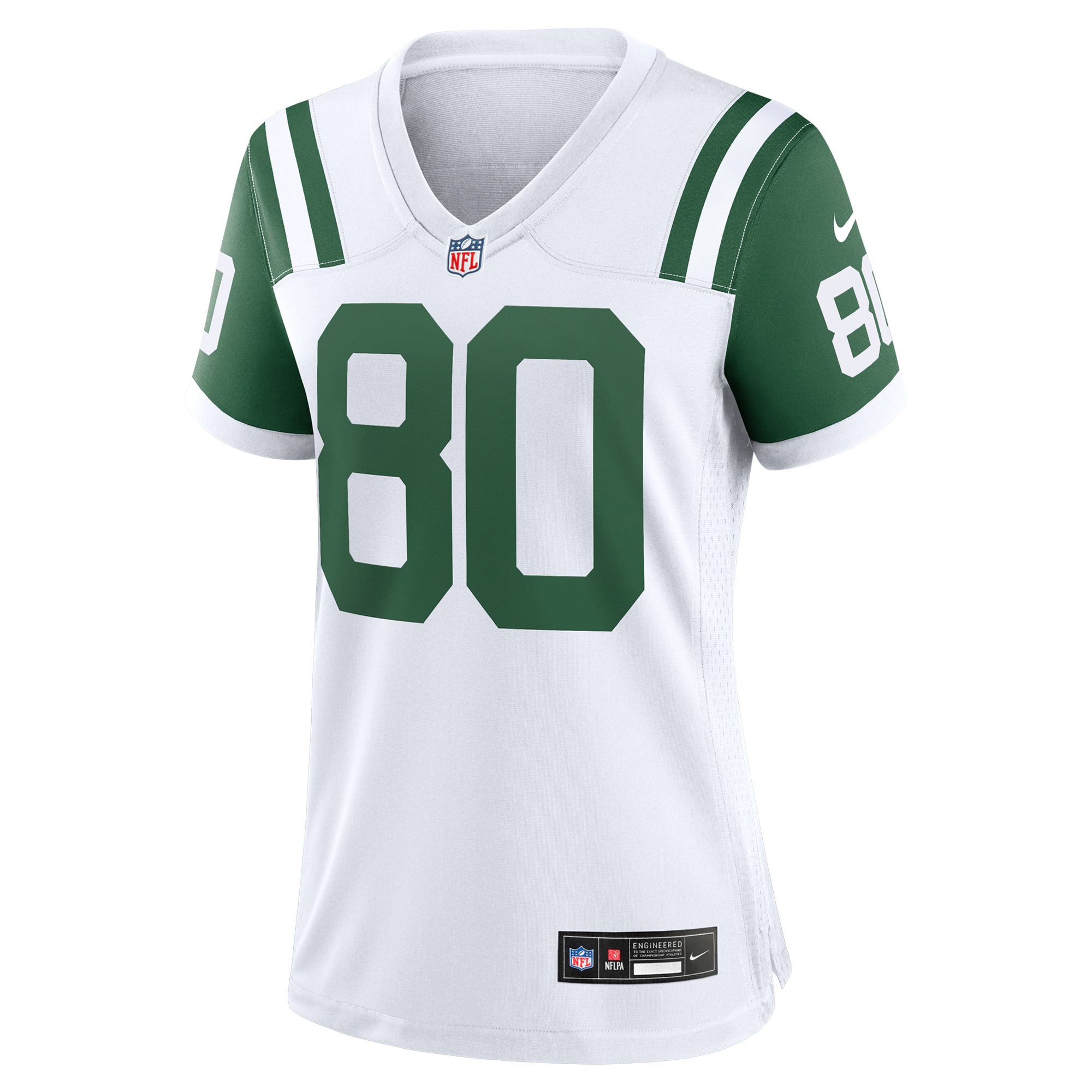 Women's New York Jets Wayne Chrebet White Classic Alternate Retired Player Game Jersey JS1537 nicesnker - Image 2