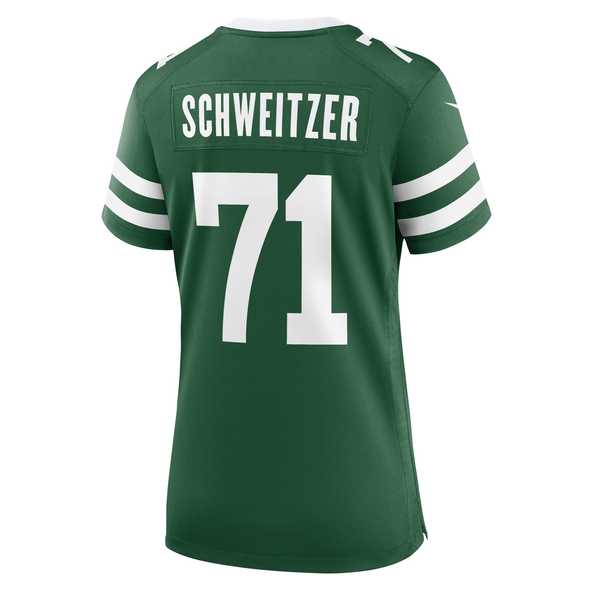 Women's New York Jets Wes Schweitzer Legacy Green Team Game Jersey JS6730 nicesnker - Image 3