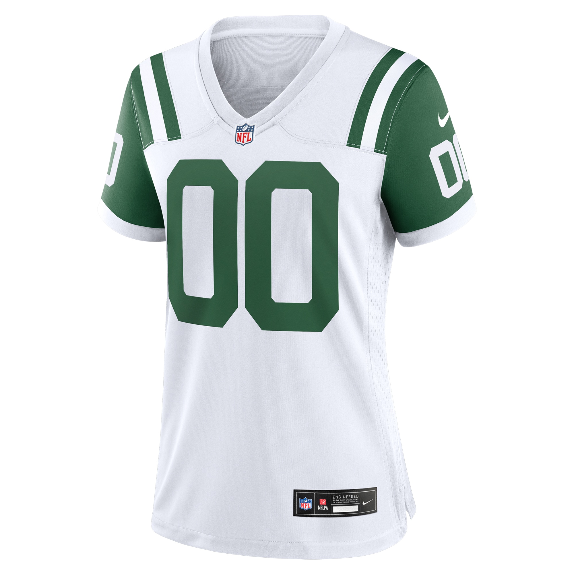Women's New York Jets White Classic Alternate Custom Jersey JS1741 nicesnker - Image 2