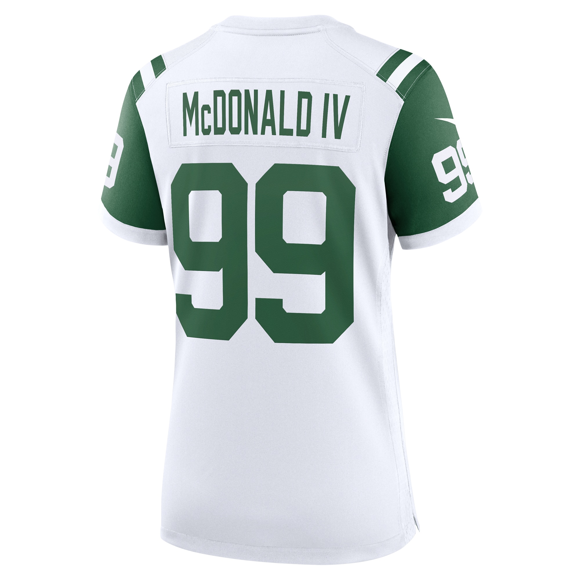 Women's New York Jets Will McDonald IV White Classic Alternate Player Game Jersey JS5208 nicesnker - Image 3