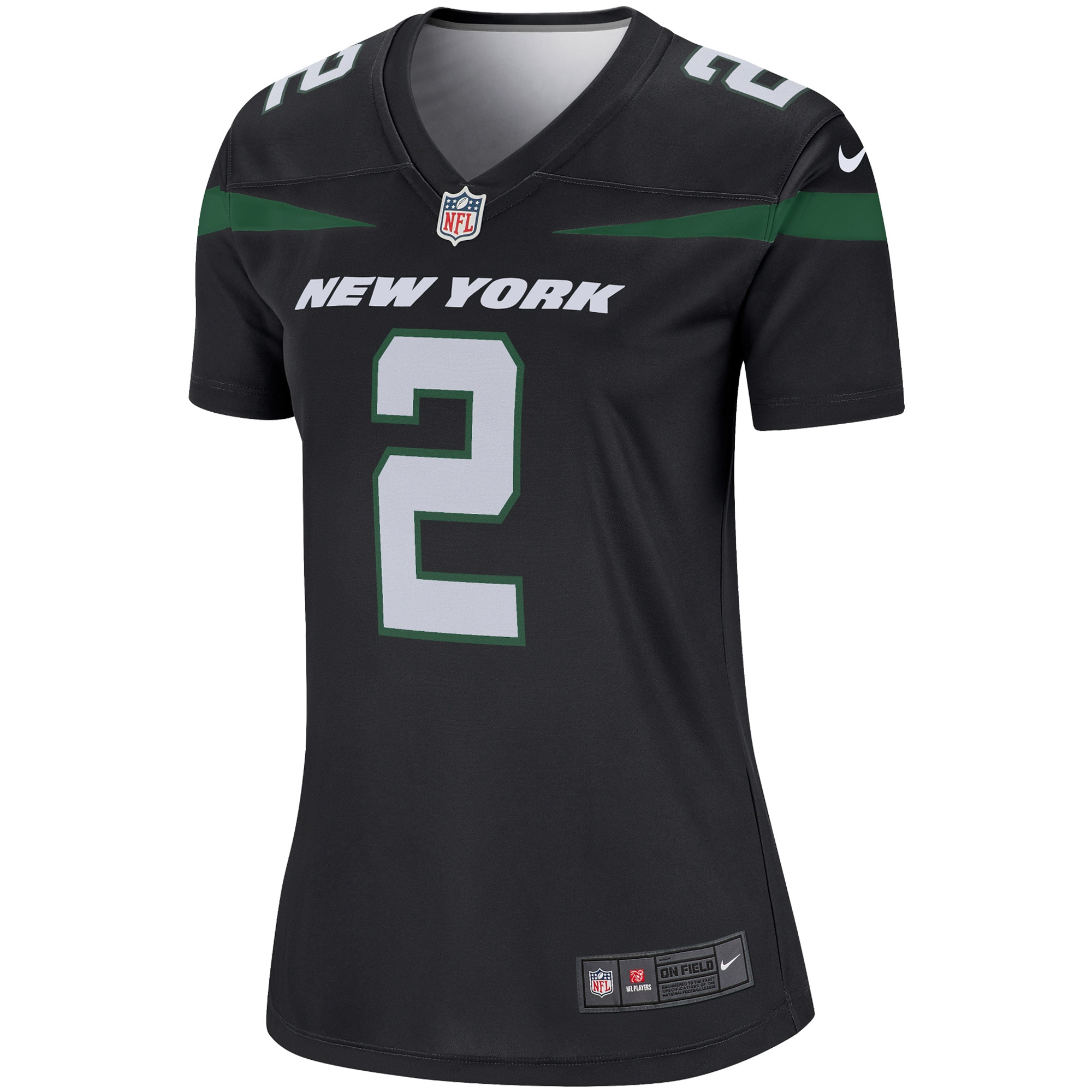 Women's New York Jets Zach Wilson Black Alternate Legend Player Performance Top JS3243 nicesnker - Image 2