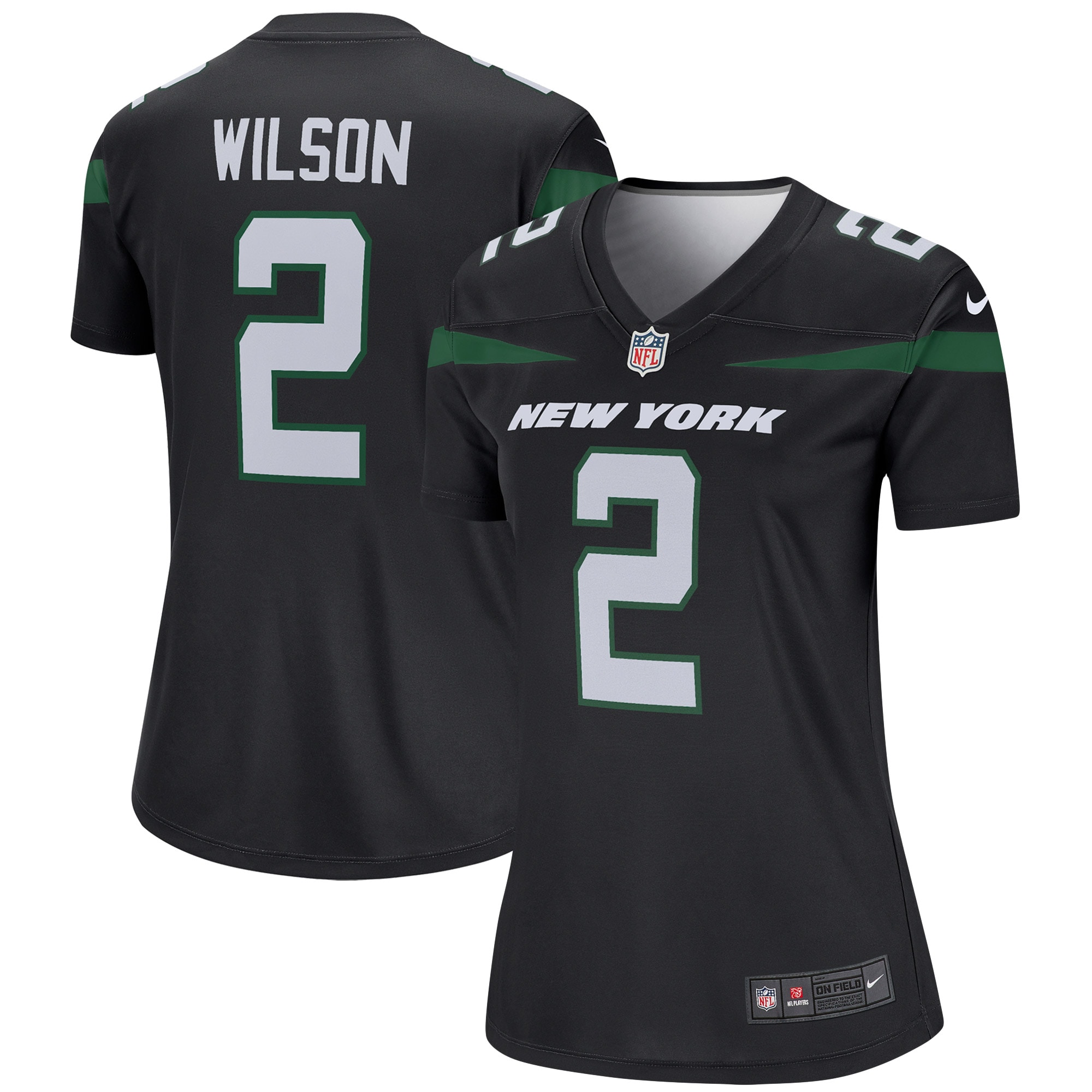Women's New York Jets Zach Wilson Black Alternate Legend Player Performance Top JS3243 nicesnker