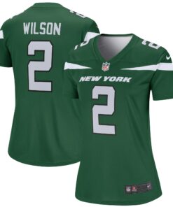 Women's New York Jets Zach Wilson Green Team Legend Player Performance Top JS1308 nicesnker