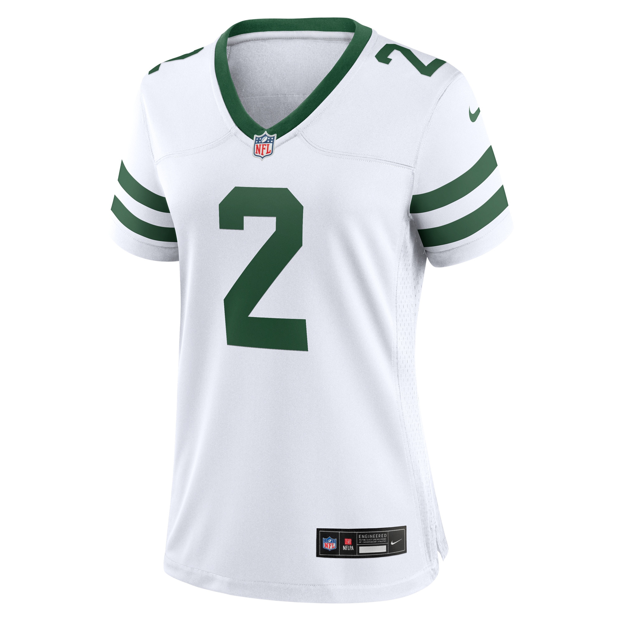 Women's New York Jets Zach Wilson Legacy White Game Jersey JS7010 nicesnker - Image 2