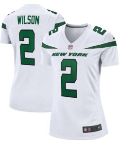 Women's New York Jets Zach Wilson White Player Jersey JS1115 nicesnker