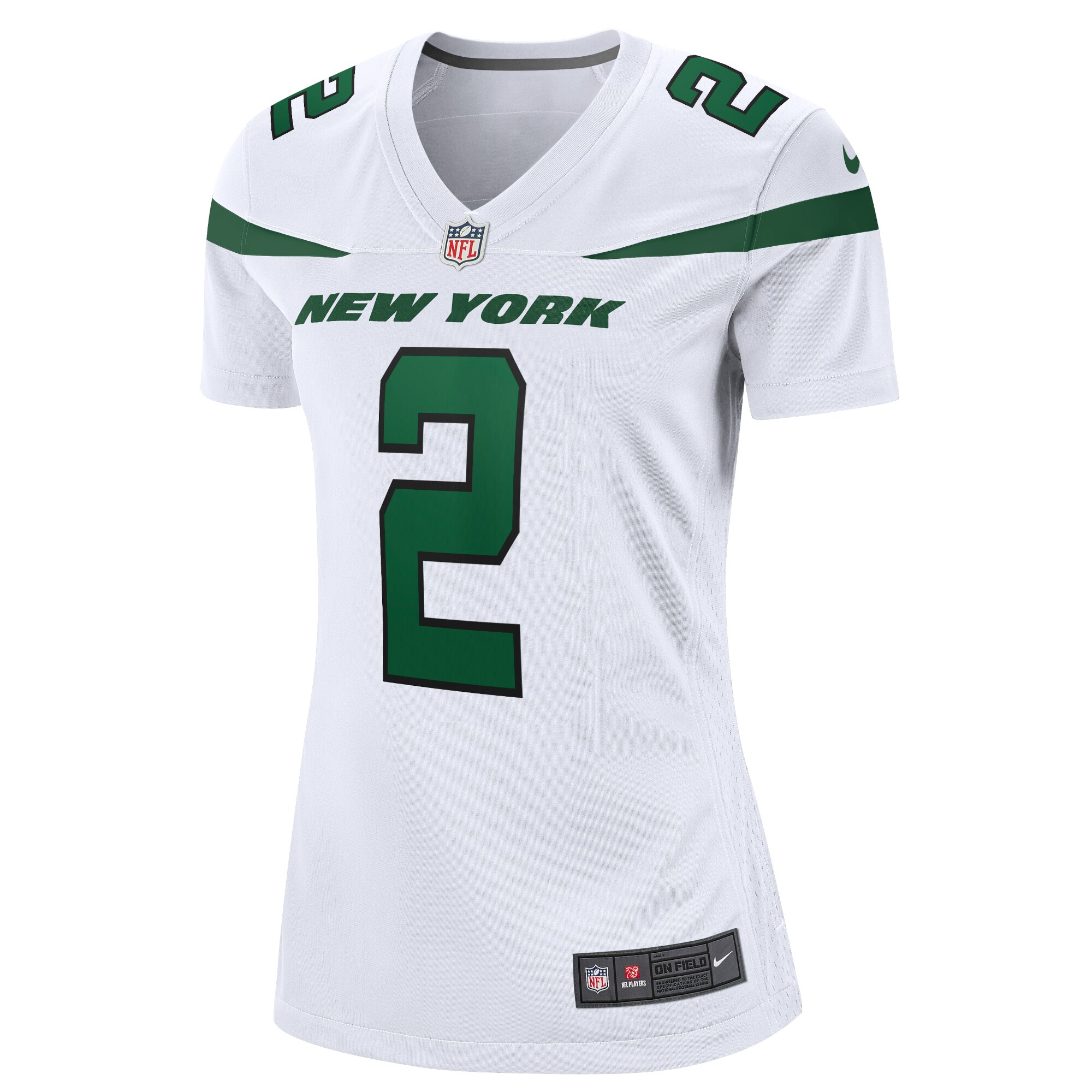 Women's New York Jets Zach Wilson White Player Jersey JS1115 nicesnker - Image 2