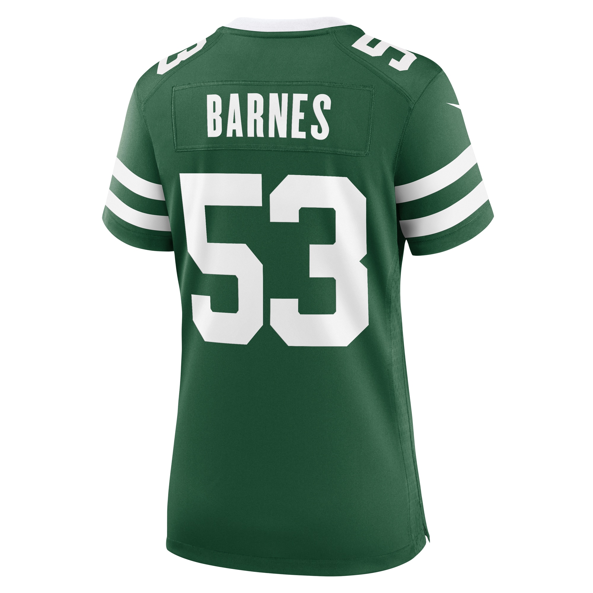 Women's New York Jets Zaire Barnes Legacy Green Team Game Jersey JS7442 nicesnker - Image 3