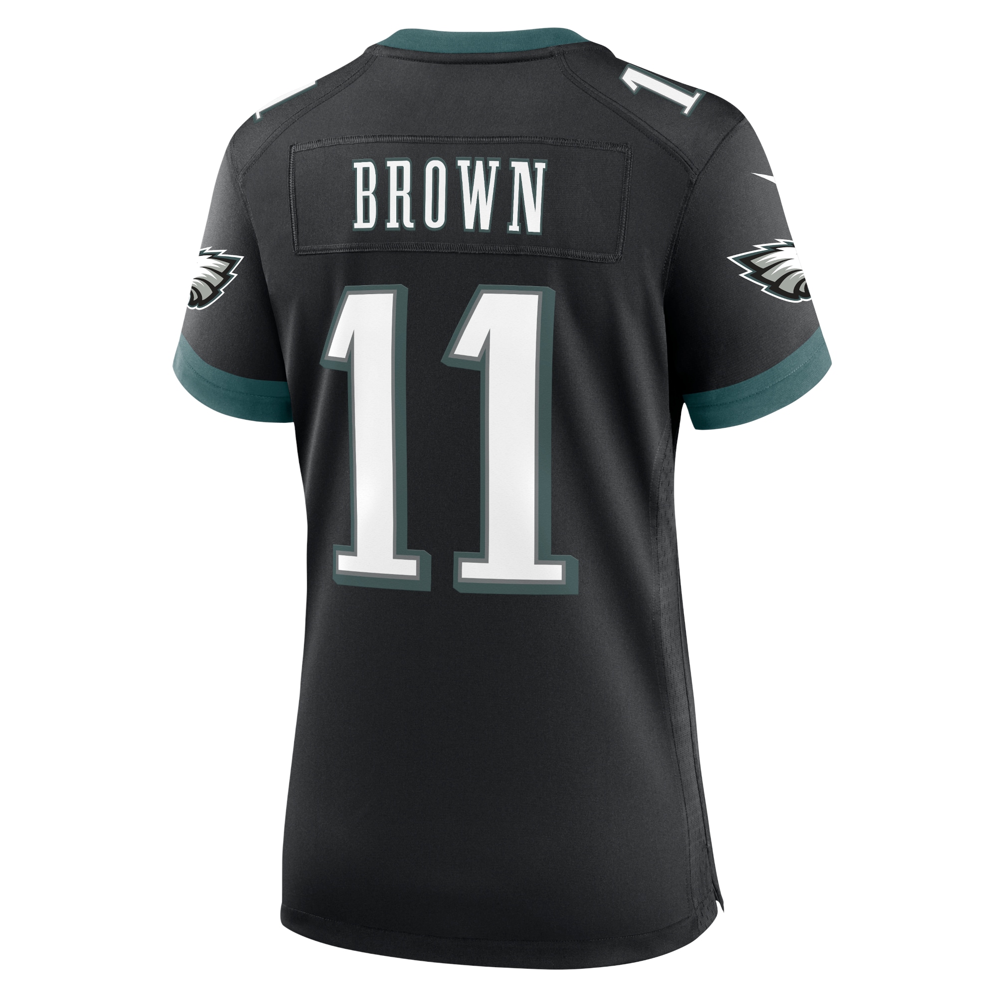 Women's Philadelphia Eagles A.J. Brown Black Alternate Game Jersey JS7422 nicesnker - Image 3