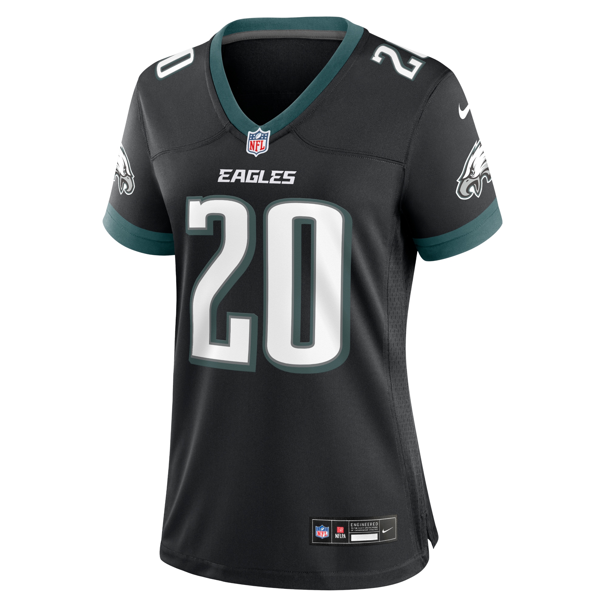 Women's Philadelphia Eagles Brian Dawkins Black Alternate Game Jersey JS7863 nicesnker - Image 2