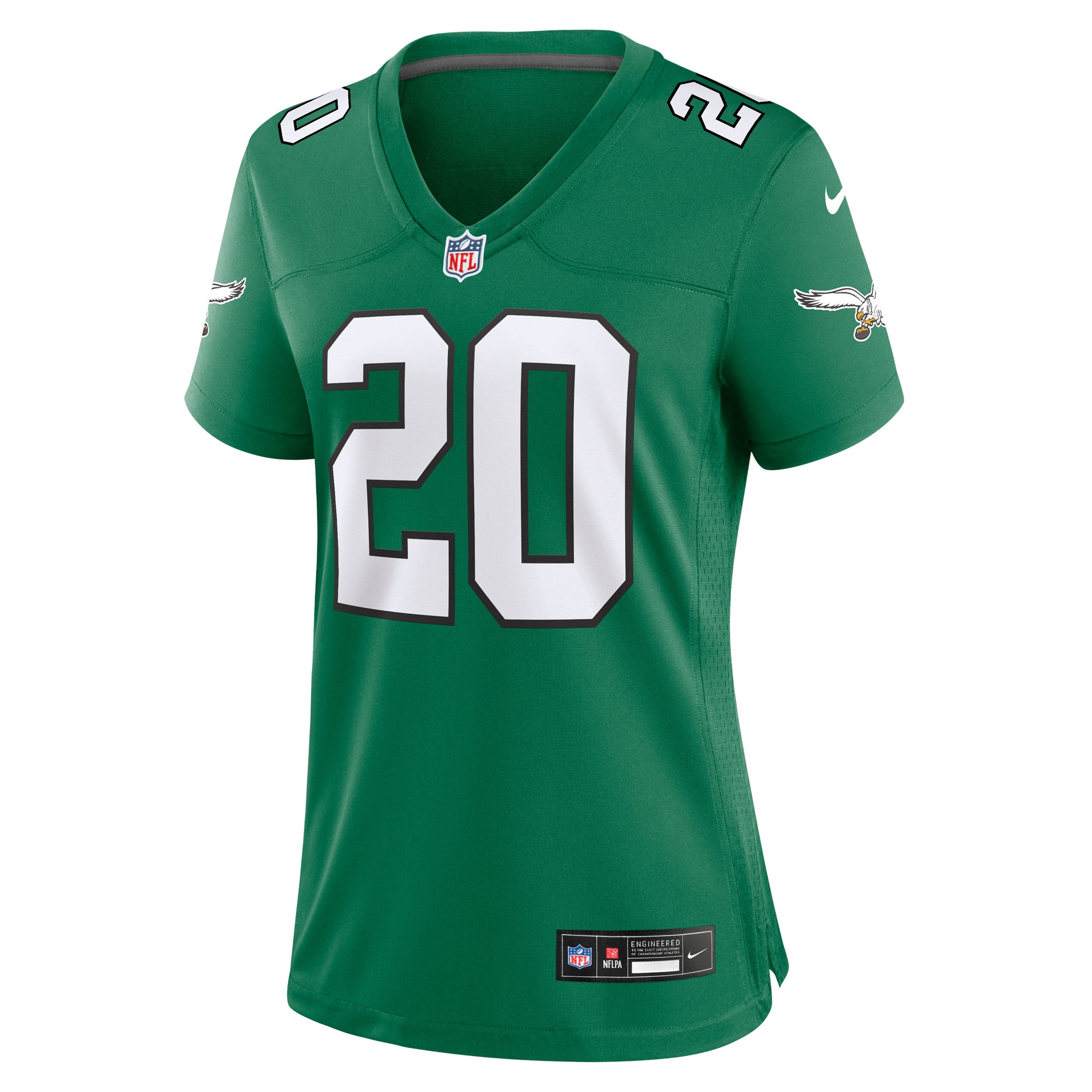 Women's Philadelphia Eagles Brian Dawkins Kelly Green Alternate Game Jersey JS4872 nicesnker - Image 2