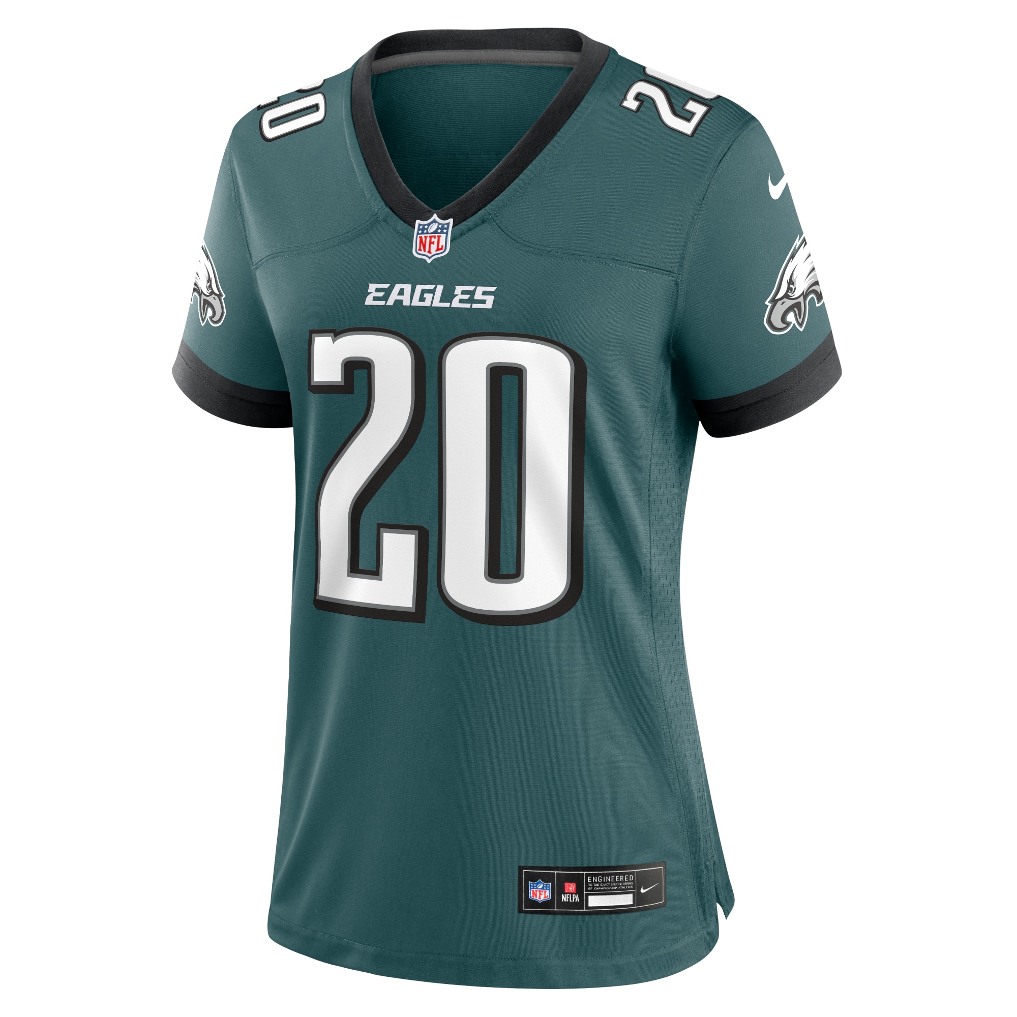 Women's Philadelphia Eagles Brian Dawkins Midnight Green Retired Player Game Jersey JS6030 nicesnker - Image 2