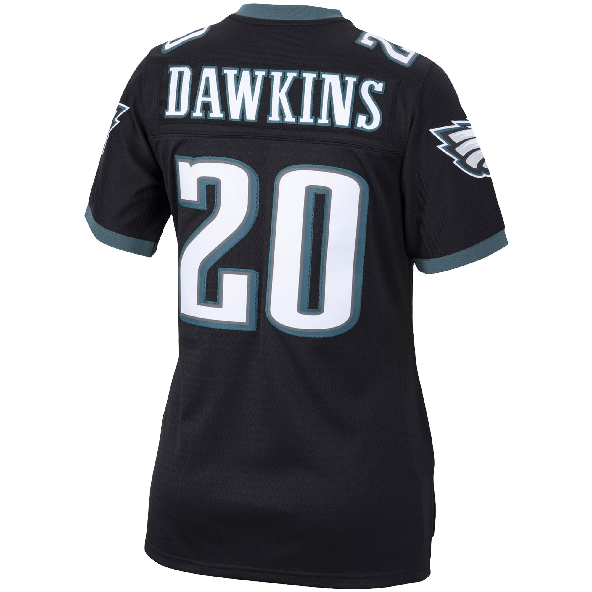 Women's Philadelphia Eagles Brian Dawkins Mitchell & Ness Black Legacy Team Jersey JS5903 nicesnker - Image 3