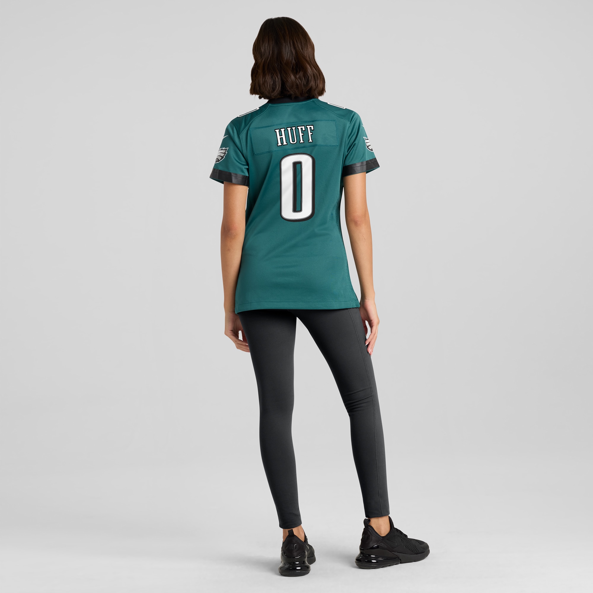 Women's Philadelphia Eagles Bryce Huff Midnight Green Game Player Jersey JS9078 nicesnker - Image 5