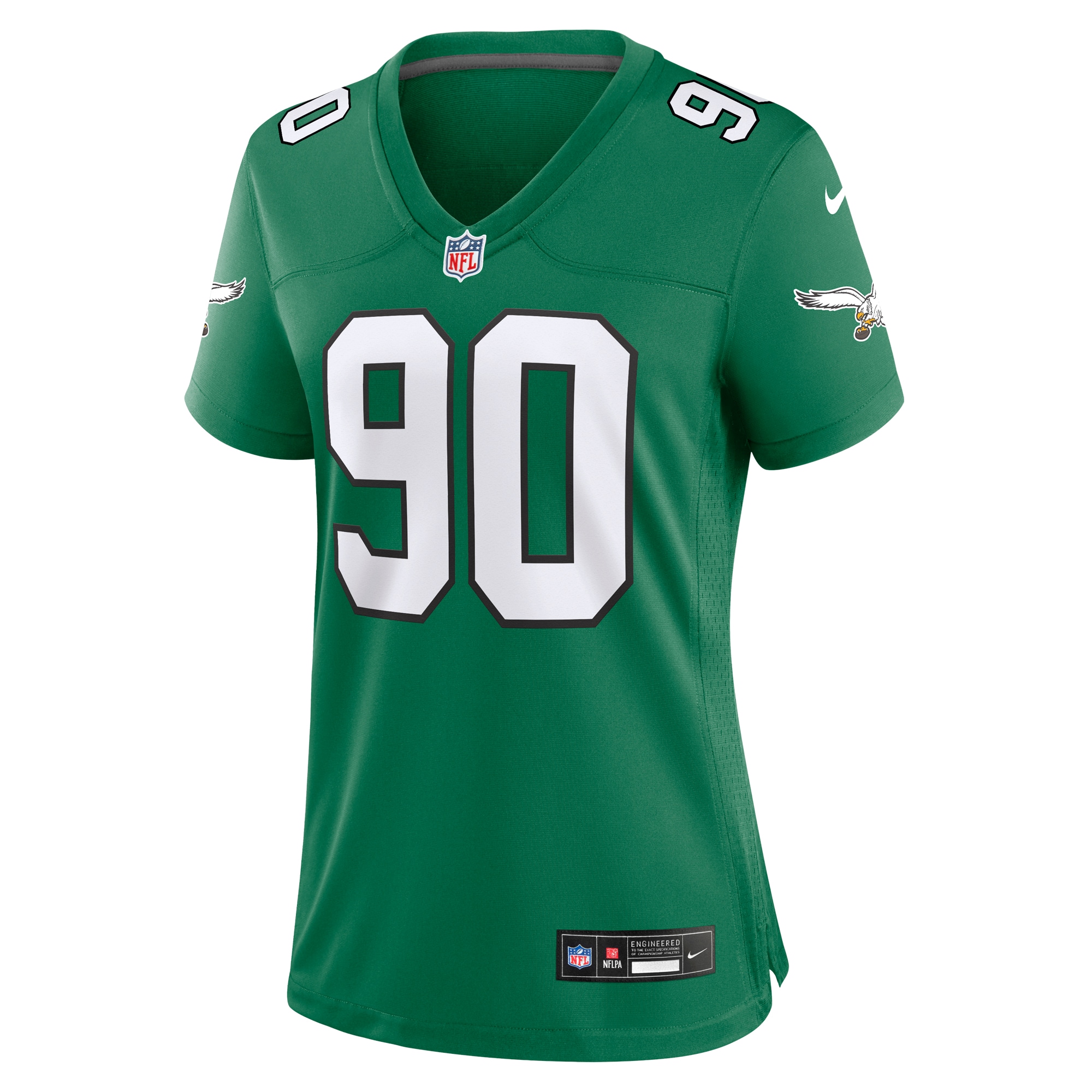 Women's Philadelphia Eagles Davis Kelly Green Alternate Game Jersey JS1235 nicesnker - Image 2