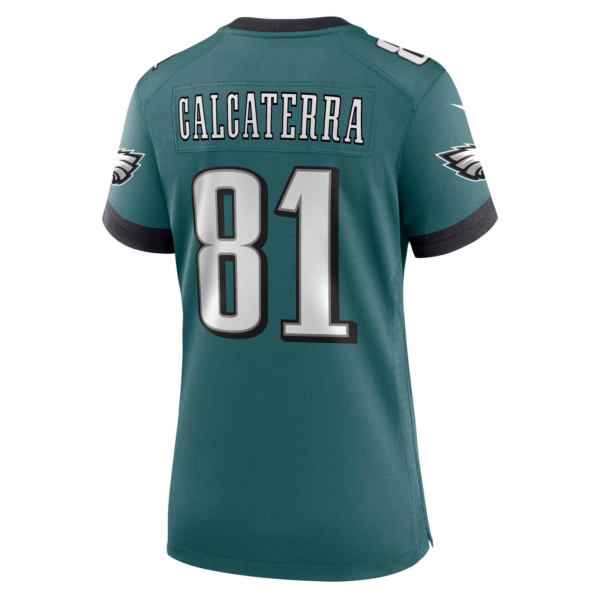 Women's Philadelphia Eagles Grant Calcaterra Midnight Green Team Game Jersey JS5367 nicesnker - Image 3