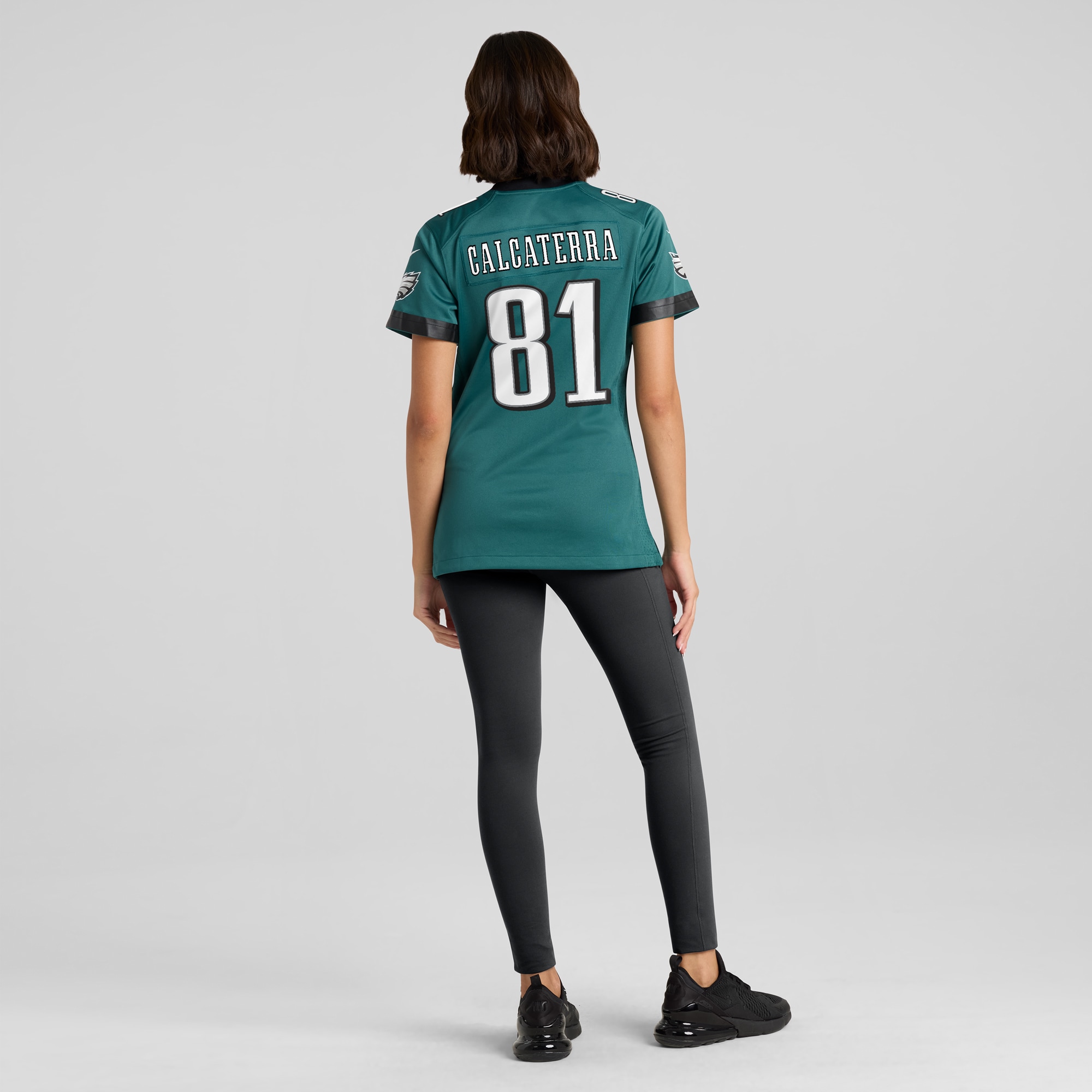 Women's Philadelphia Eagles Grant Calcaterra Midnight Green Team Game Jersey JS5367 nicesnker - Image 5
