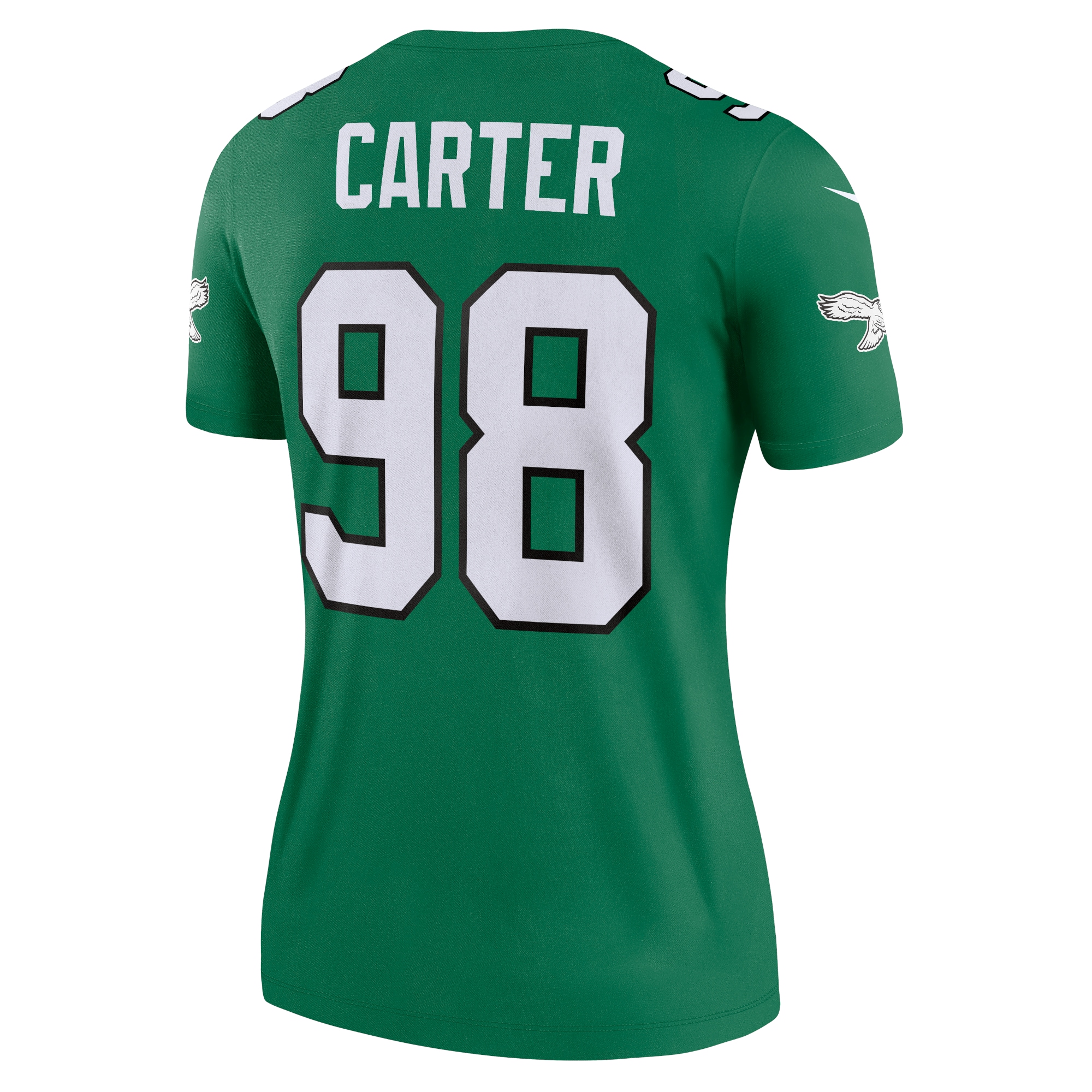 Women's Philadelphia Eagles Jalen Carter Kelly Green Alternate Legend Player Performance Top JS9026 nicesnker - Image 3