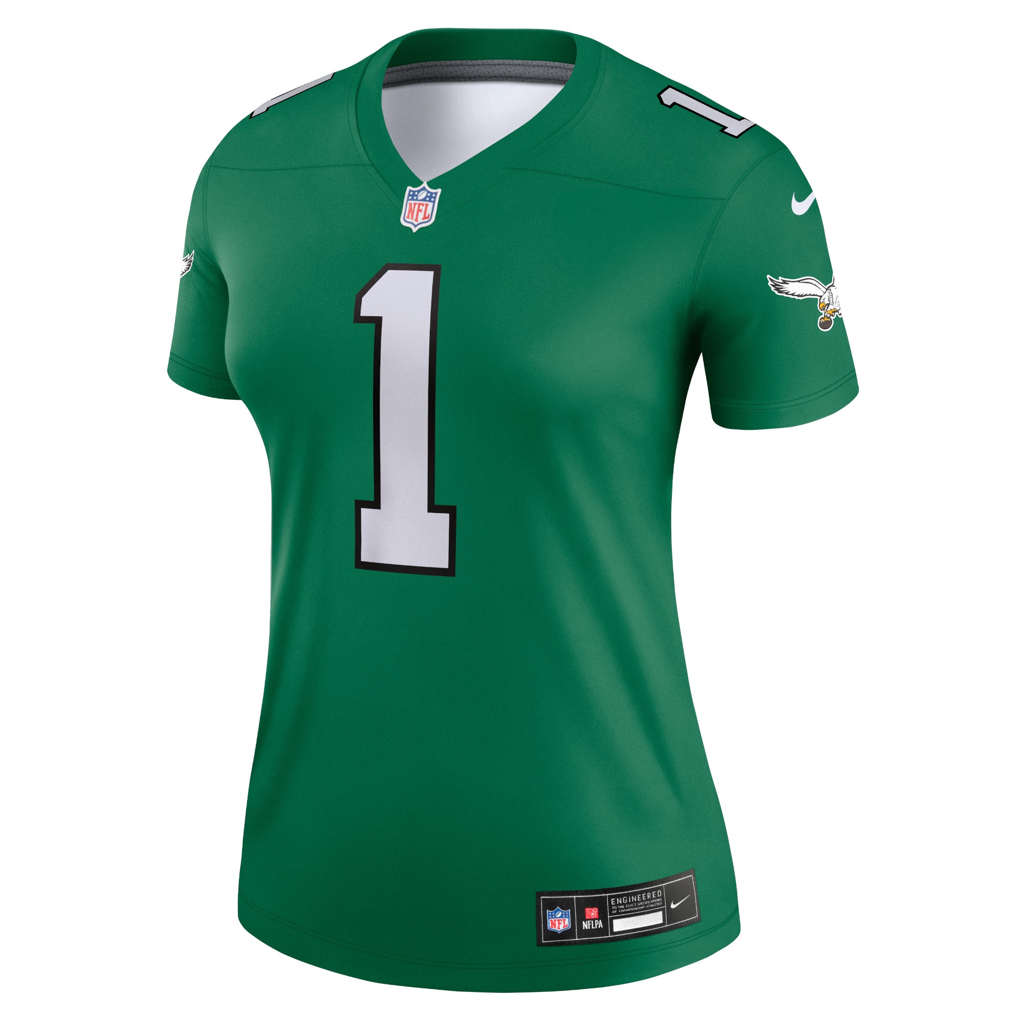 Women's Philadelphia Eagles Jalen Hurts Kelly Green Alternate Legend Player Performance Top JS3226 nicesnker - Image 2