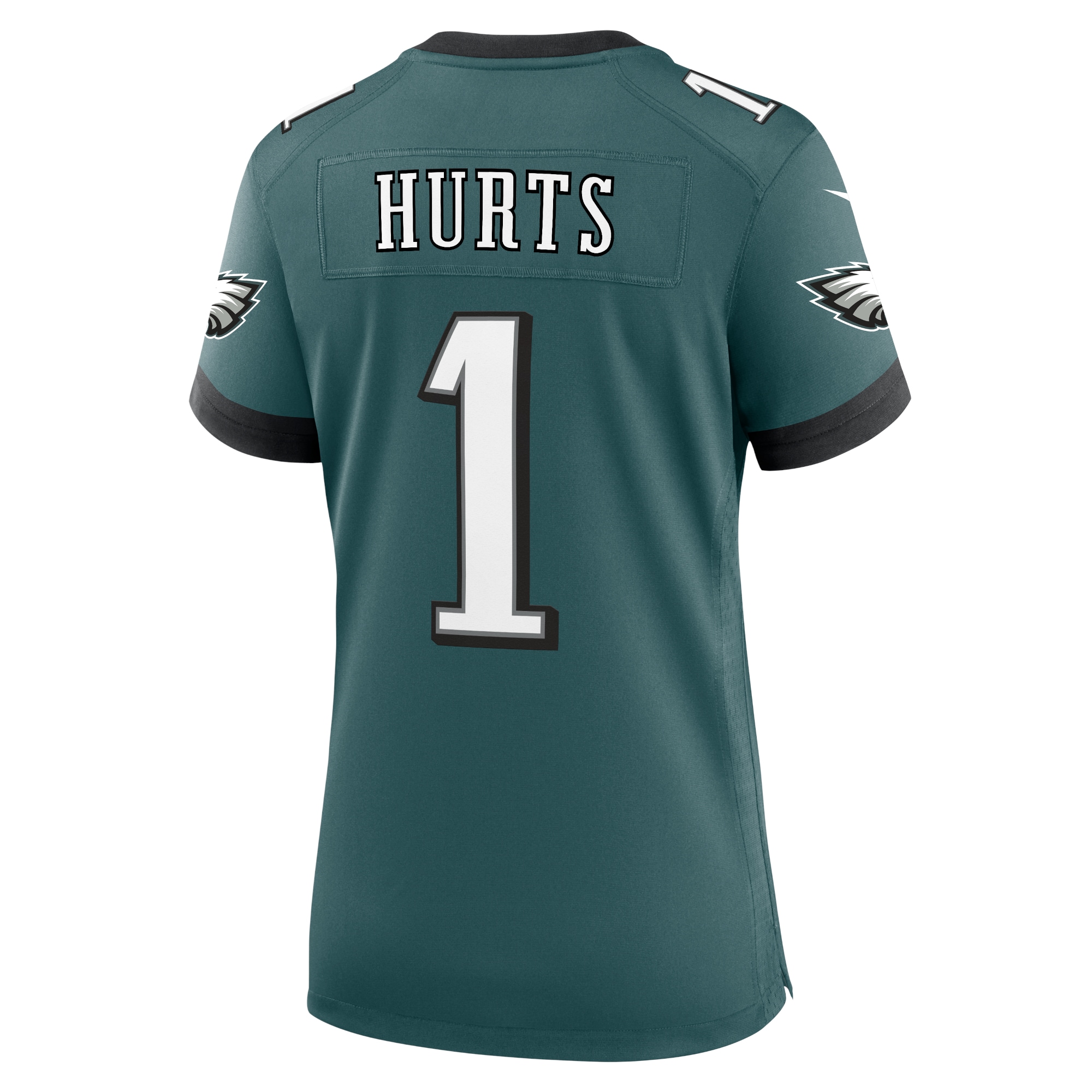 Women's Philadelphia Eagles Jalen Hurts Midnight Green Team Game Jersey JS9422 nicesnker - Image 3
