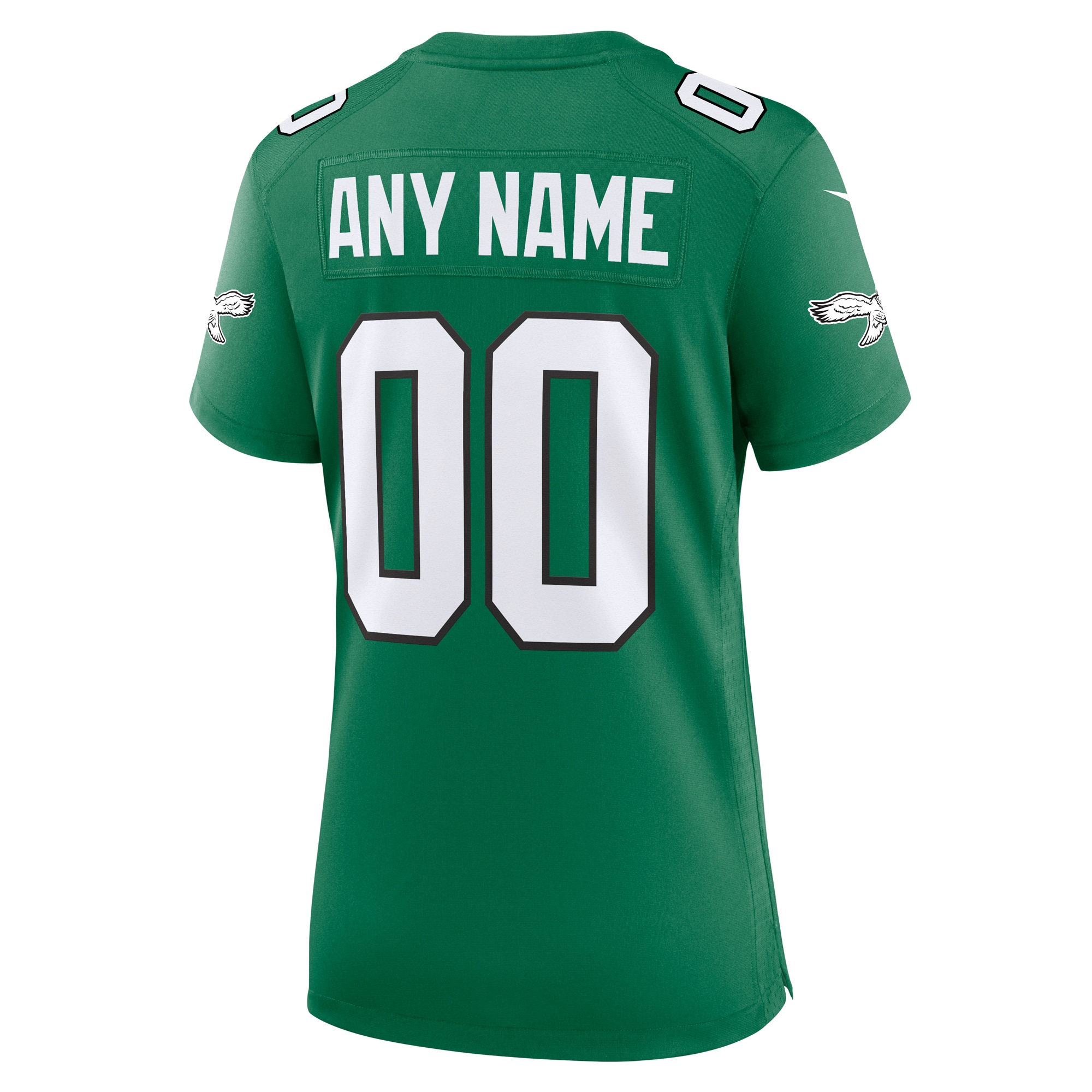Women's Philadelphia Eagles Kelly Green Alternate Custom Game Jersey JS4923 nicesnker - Image 3