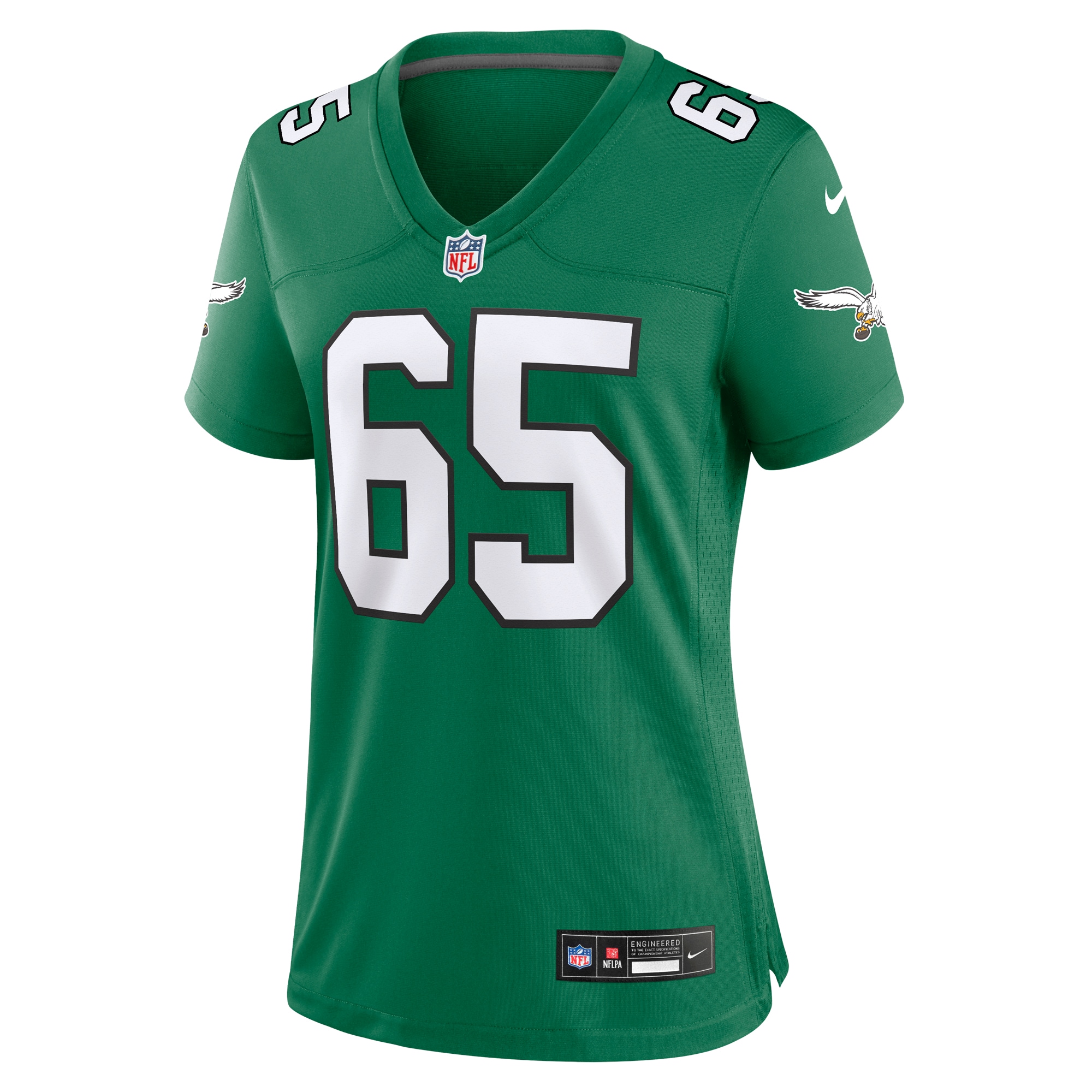 Women's Philadelphia Eagles Lane Johnson Kelly Green Alternate Game Jersey JS9241 nicesnker - Image 2