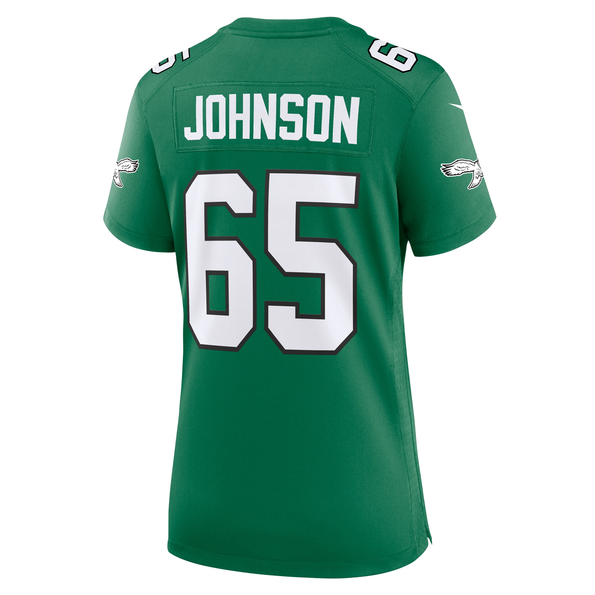 Women's Philadelphia Eagles Lane Johnson Kelly Green Alternate Game Jersey JS9241 nicesnker - Image 3