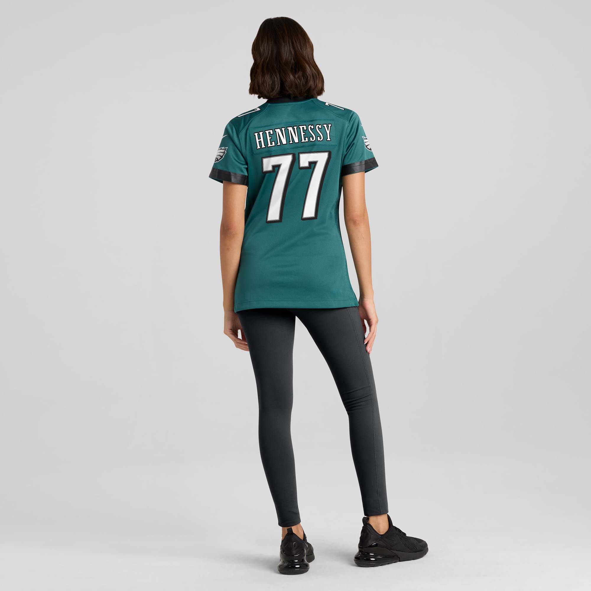 Women's Philadelphia Eagles Matt Hennessy Midnight Green Game Jersey JS9510 nicesnker - Image 5