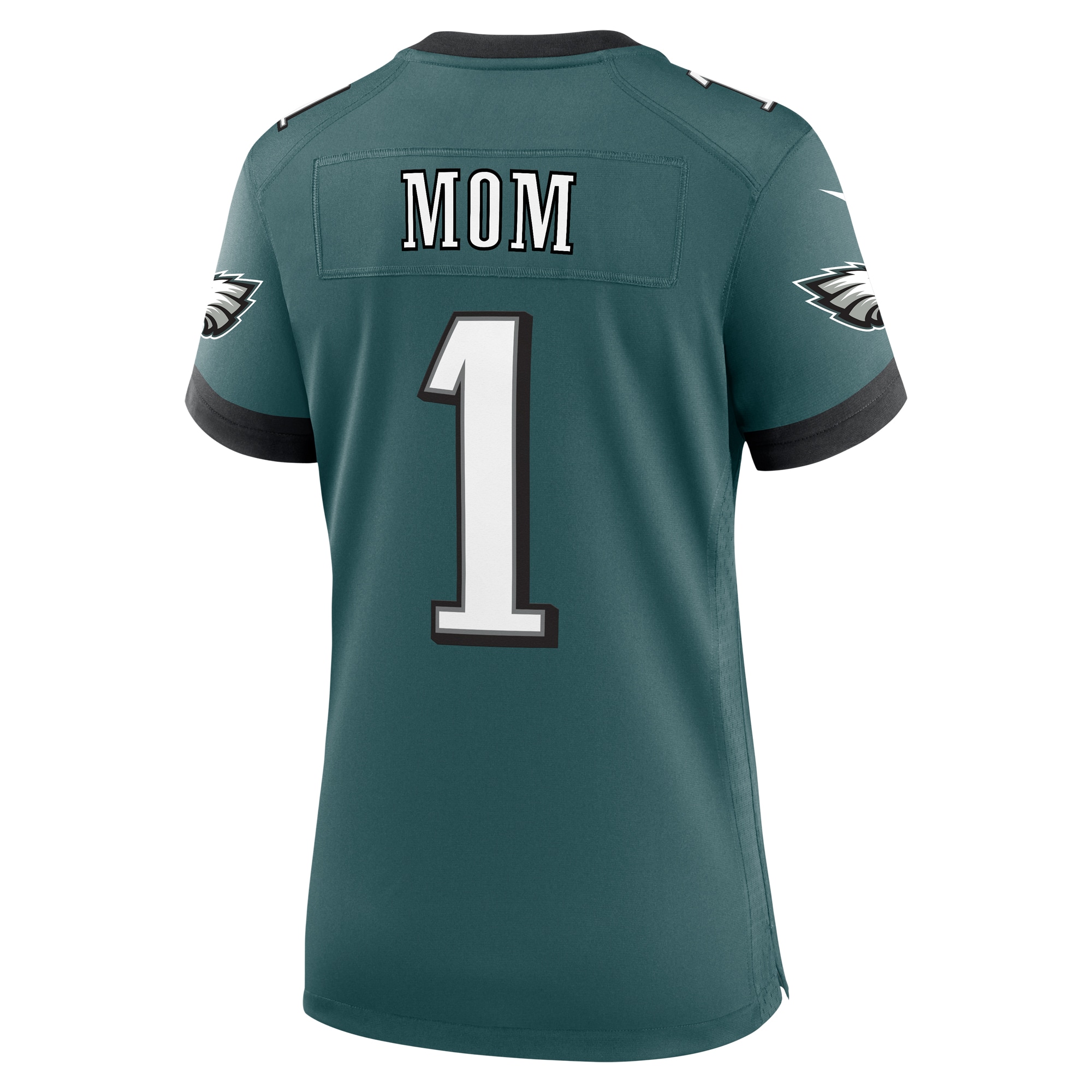 Women's Philadelphia Eagles Midnight Green #1 Mom Game Jersey JS8865 nicesnker - Image 3