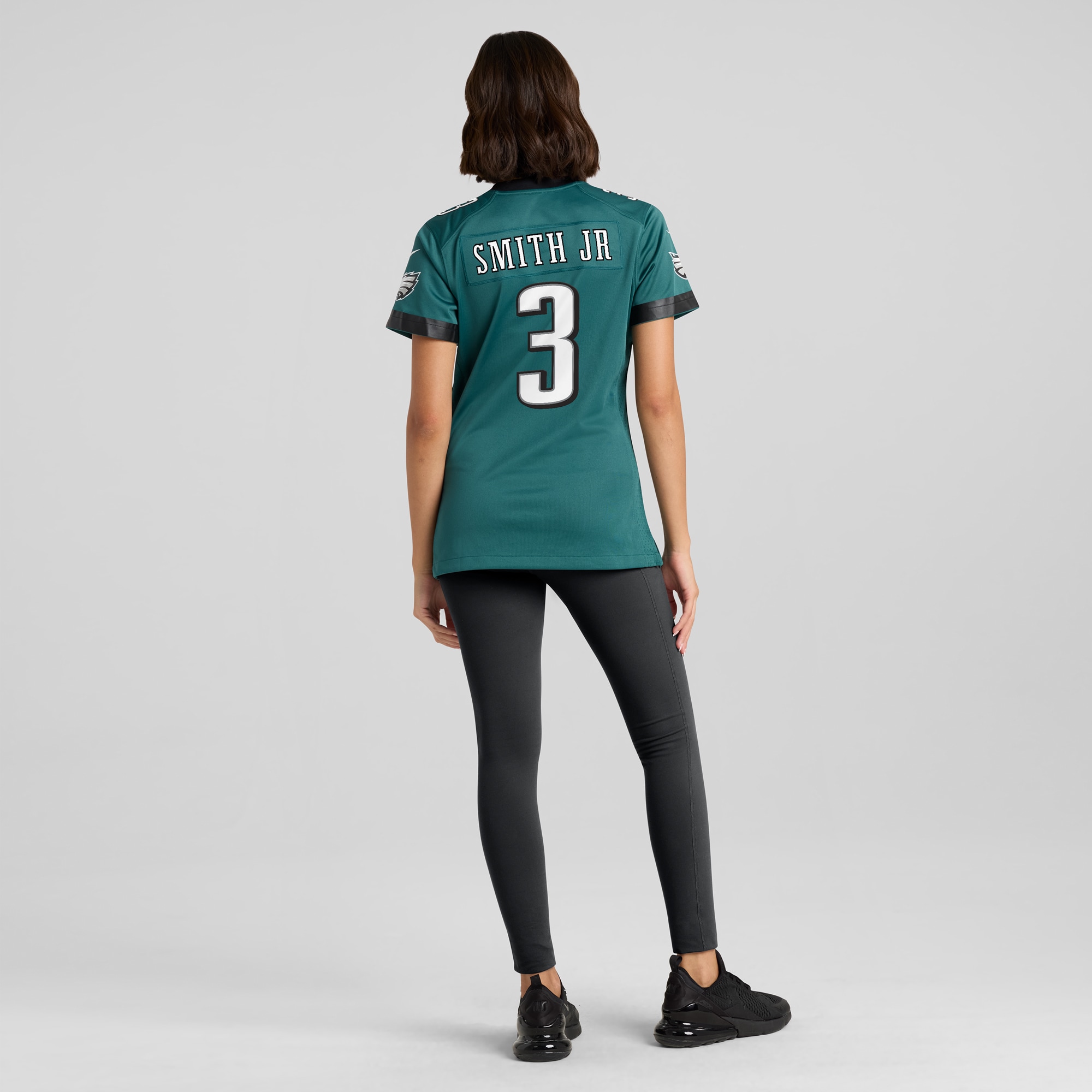 Women's Philadelphia Eagles Nolan Smith Midnight Green Team Game Jersey JS9160 nicesnker - Image 5