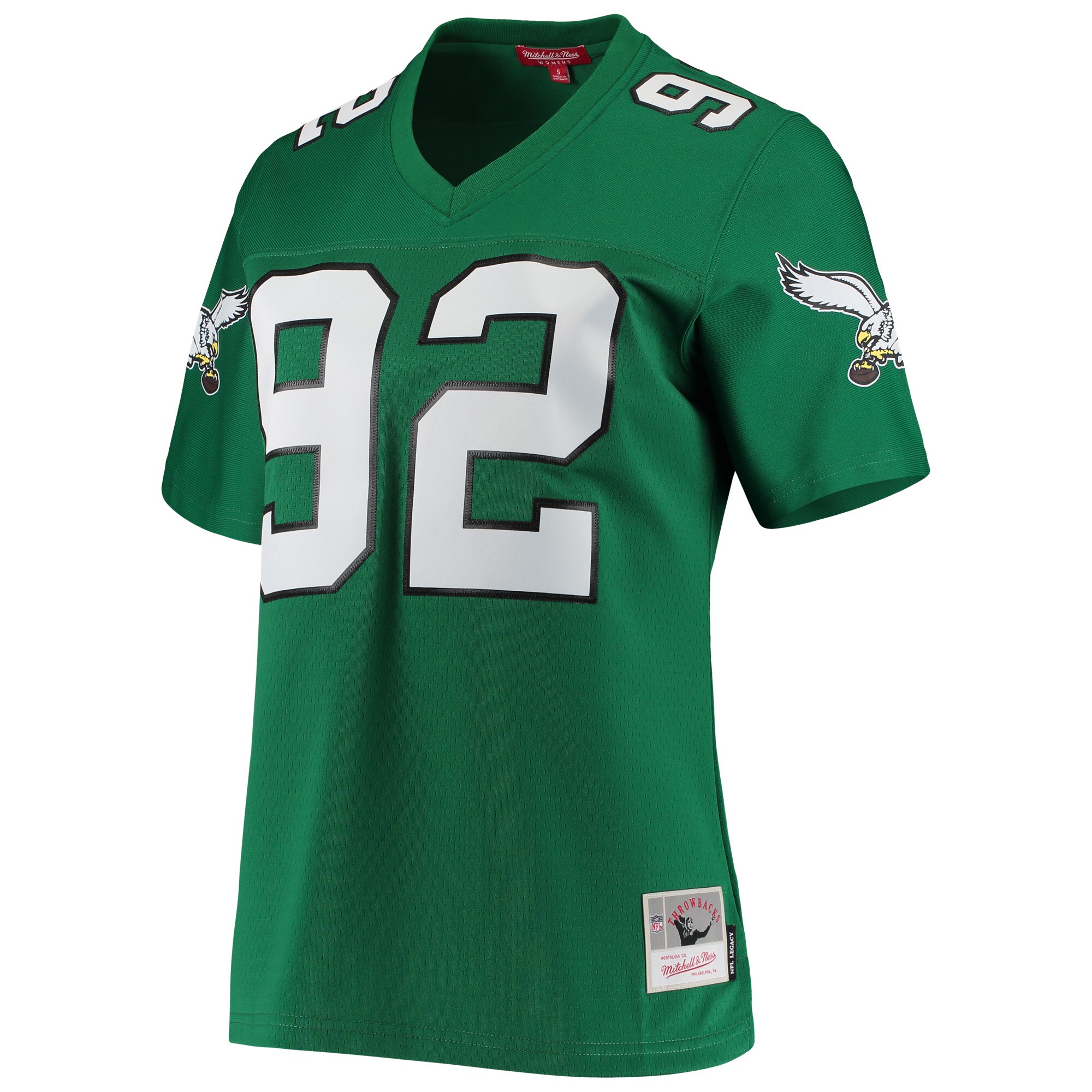Women's Philadelphia Eagles Reggie White Mitchell & Ness Kelly Green 1990 Legacy Jersey JS2613 nicesnker - Image 2