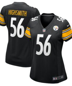 Women's Pittsburgh Steelers Alex Highsmith Black Game Jersey JS2698 nicesnker