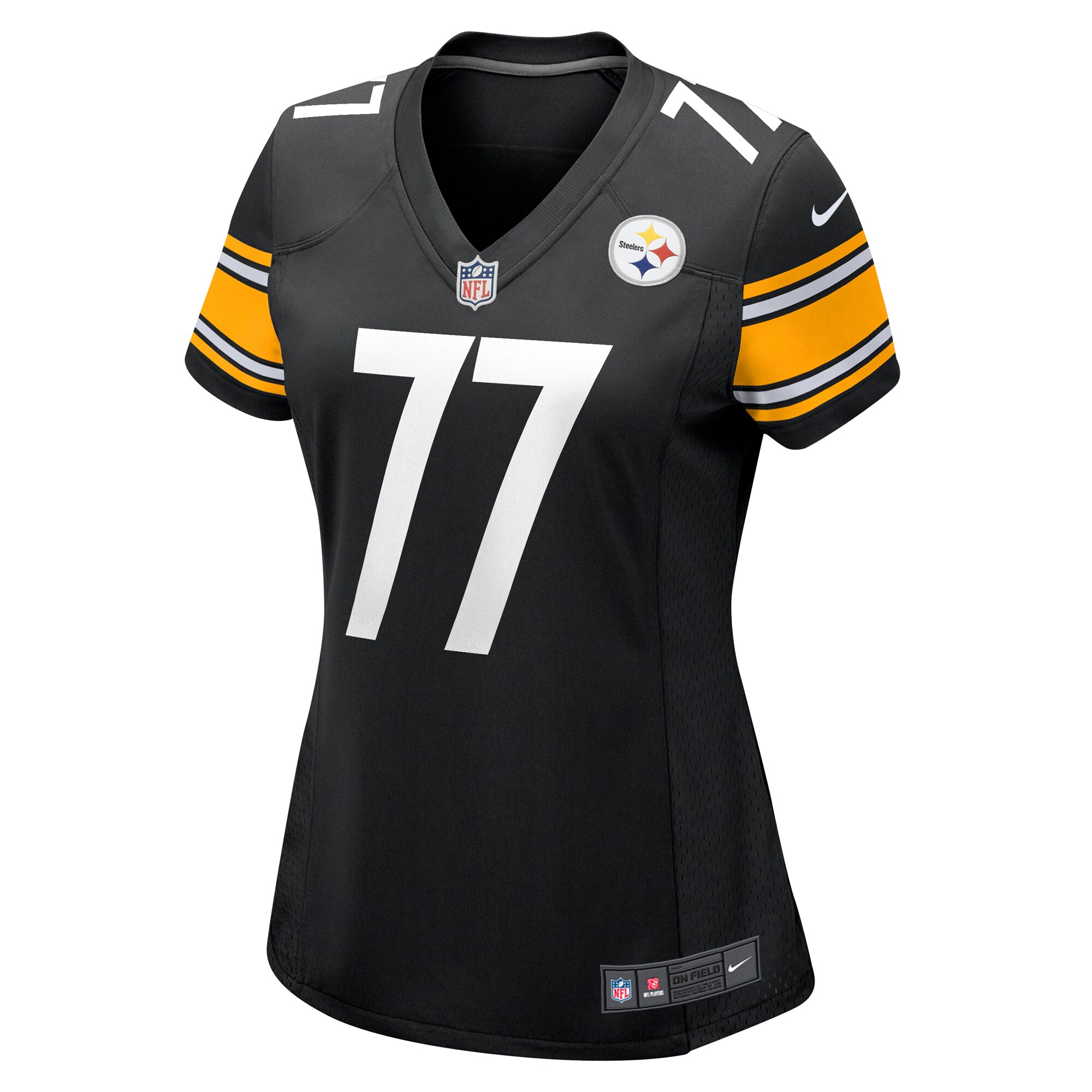 Women's Pittsburgh Steelers Broderick Jones Black Game Jersey JS3203 nicesnker - Image 2