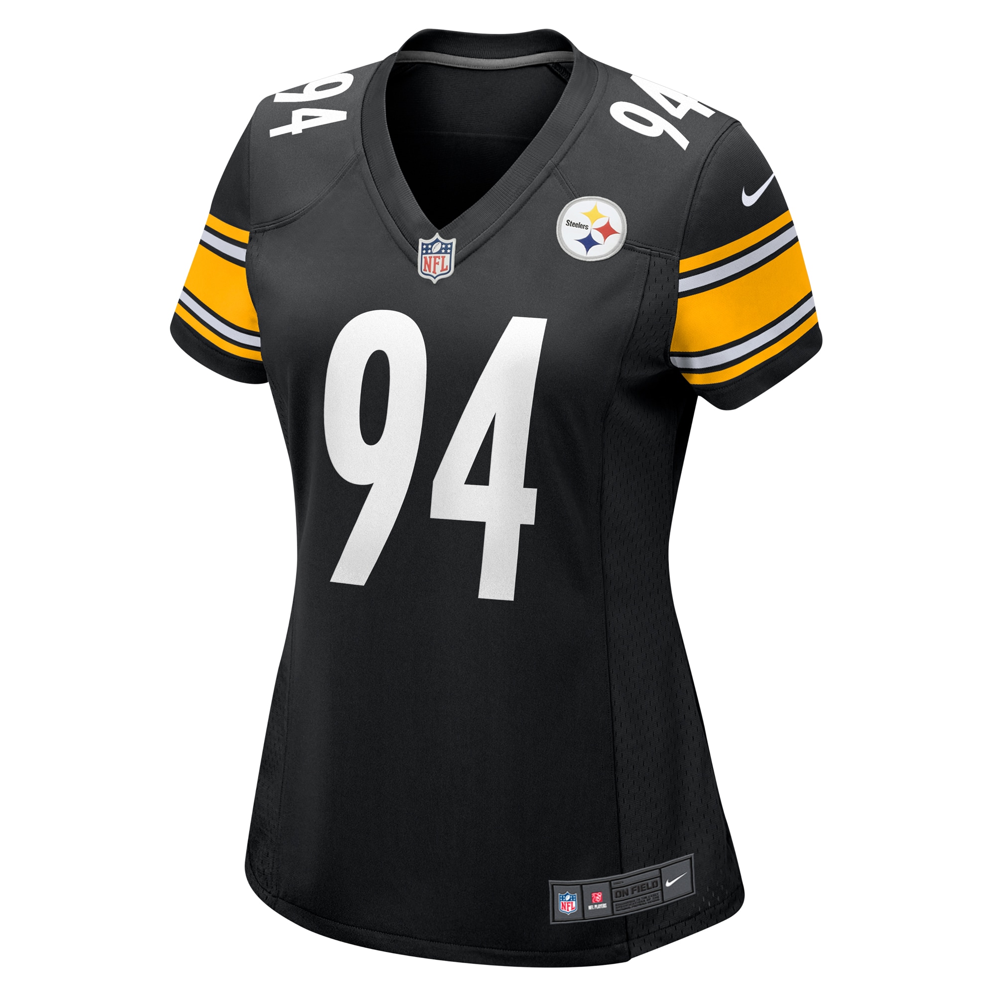 Women's Pittsburgh Steelers Dean Lowry Black Game Jersey JS6834 nicesnker - Image 2