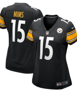 Women's Pittsburgh Steelers Denzel Mims Black Game Jersey JS9086 nicesnker