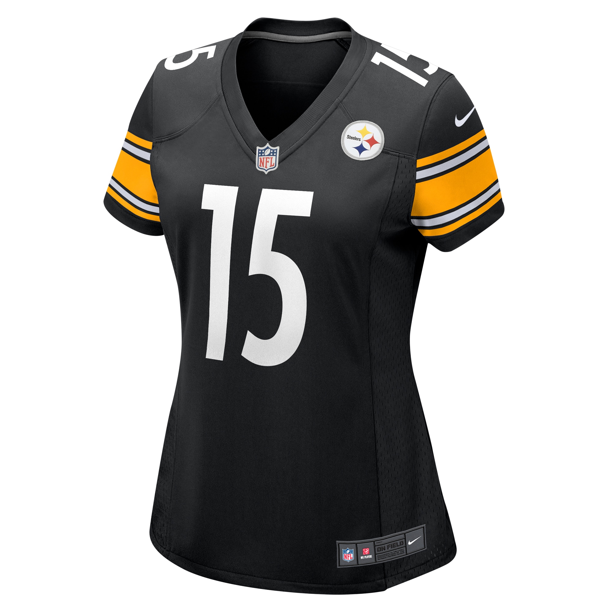 Women's Pittsburgh Steelers Denzel Mims Black Game Jersey JS9086 nicesnker - Image 2