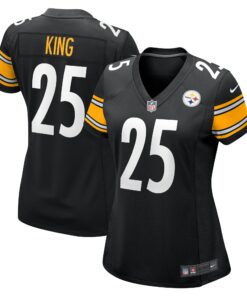 Women's Pittsburgh Steelers Desmond King Black Game Jersey JS3197 nicesnker