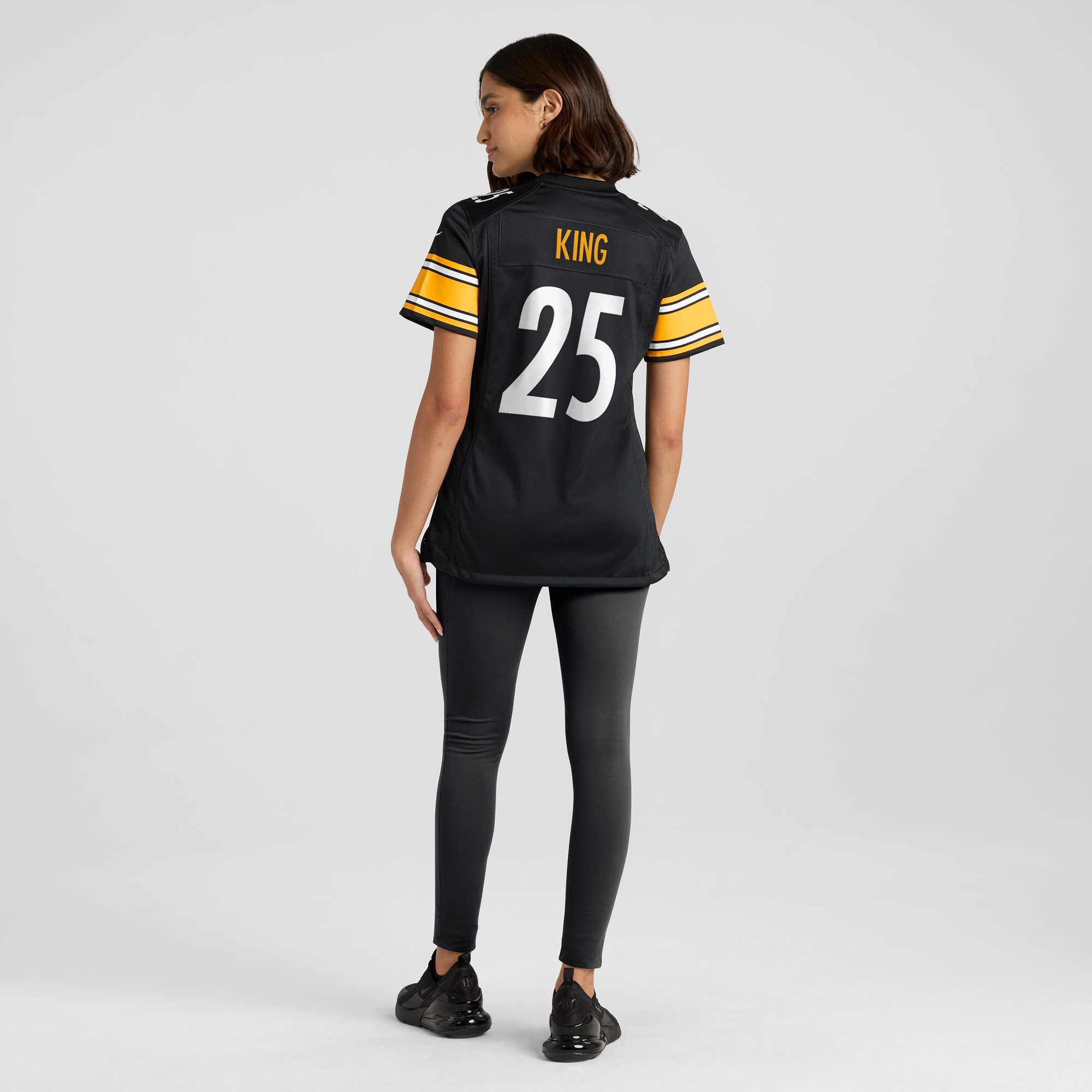 Women's Pittsburgh Steelers Desmond King Black Game Jersey JS3197 nicesnker - Image 5