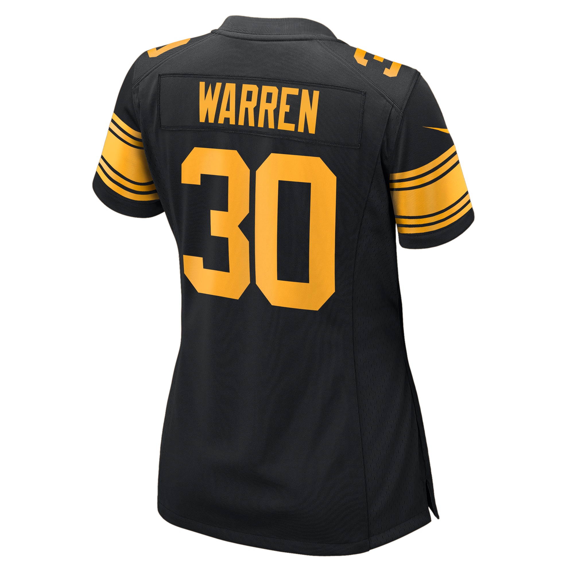 Women's Pittsburgh Steelers Jaylen Warren Black Alternate Game Jersey JS4942 nicesnker - Image 3