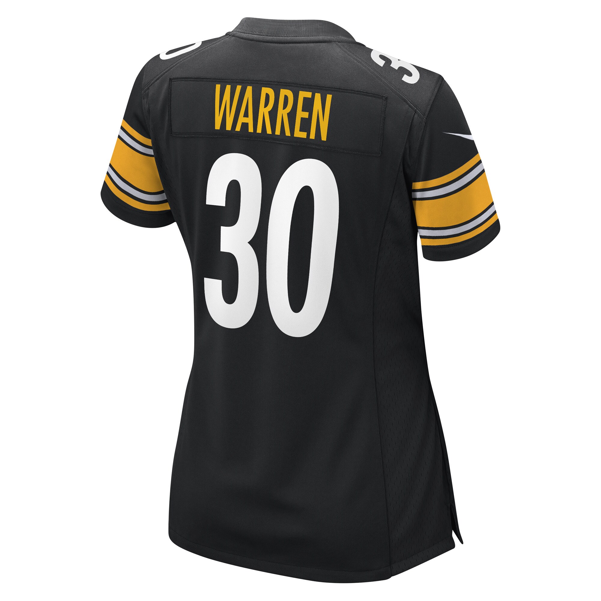 Women's Pittsburgh Steelers Jaylen Warren Black Game Player Jersey JS3645 nicesnker - Image 3