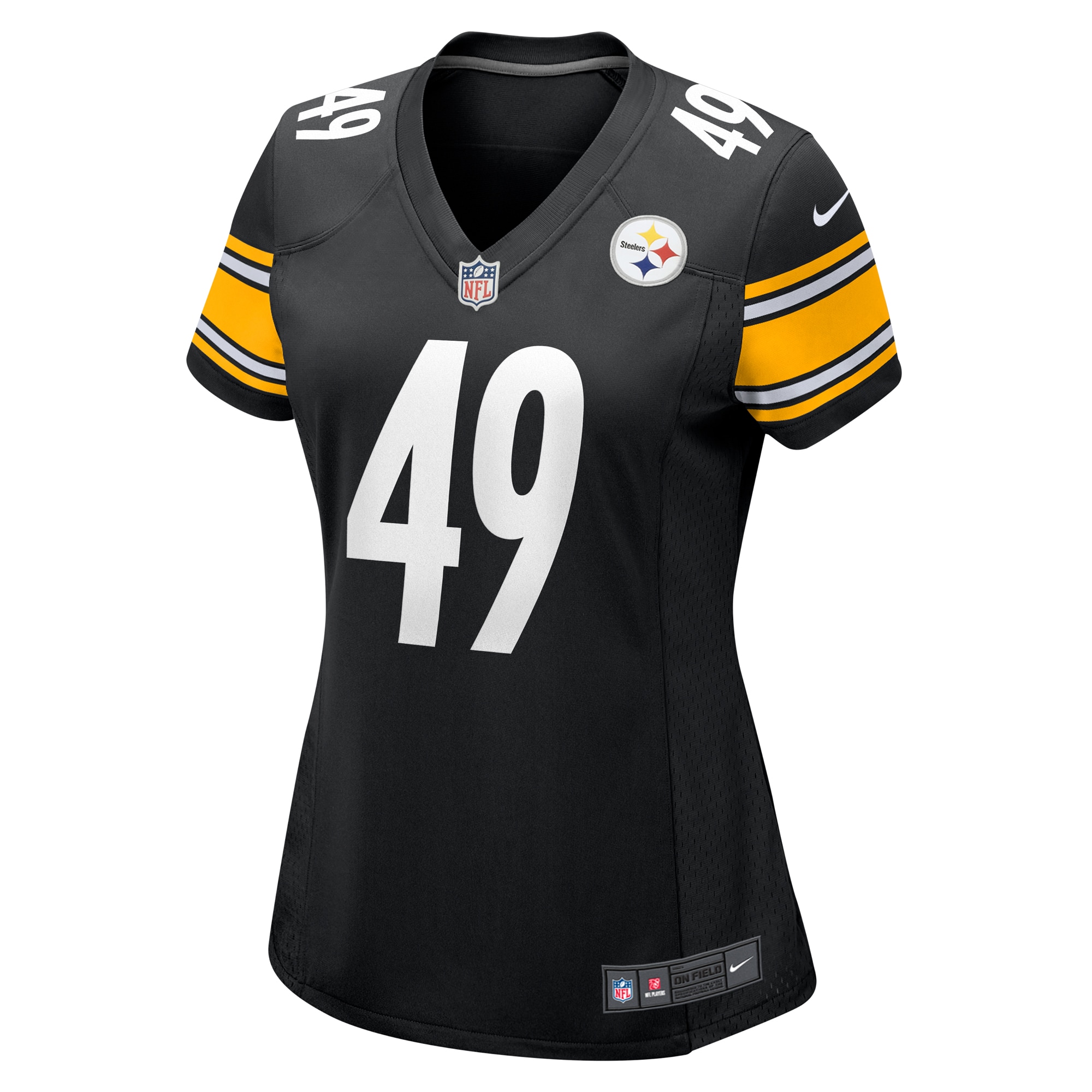 Women's Pittsburgh Steelers Jeremiah Moon Black Game Jersey JS9888 nicesnker - Image 2