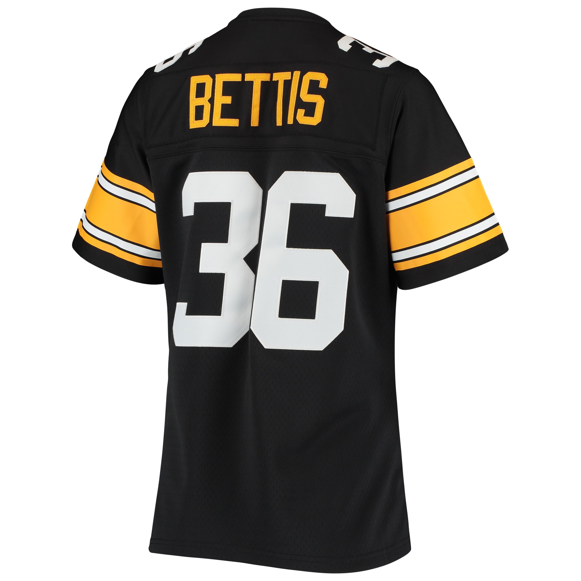 Women's Pittsburgh Steelers Jerome Bettis Mitchell & Ness Black 1996 Legacy Jersey JS6924 nicesnker - Image 3