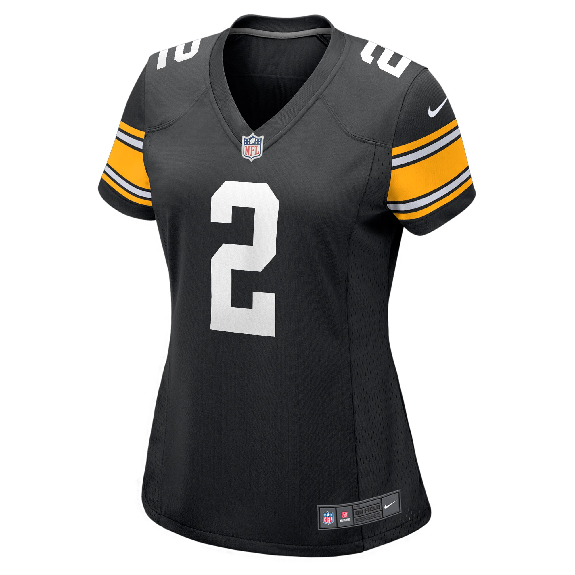 Women's Pittsburgh Steelers Justin Fields Black Alternate Game Jersey JS8275 nicesnker - Image 2